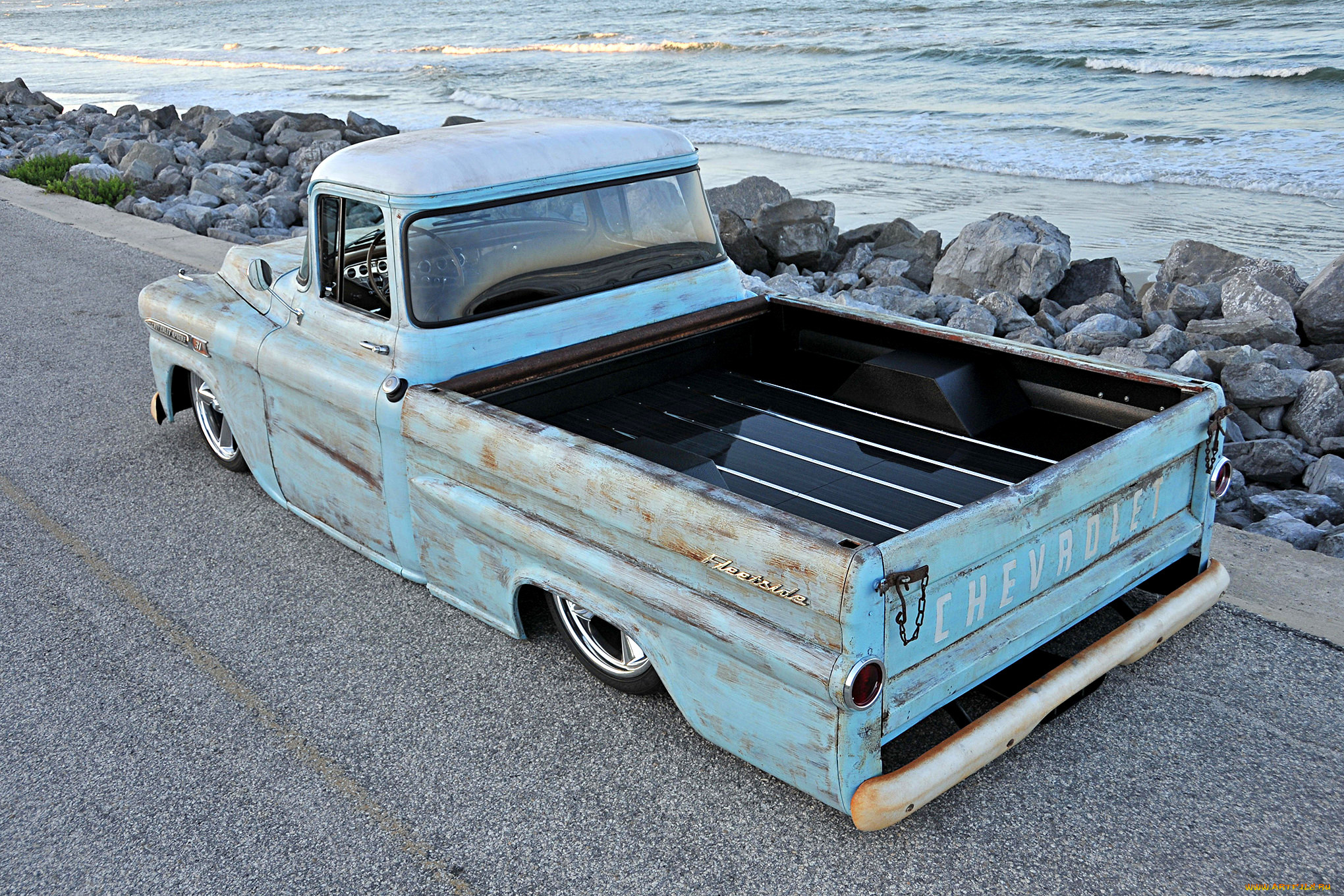 1959-chevrolet-3100, автомобили, custom, pick-up, chevrolet