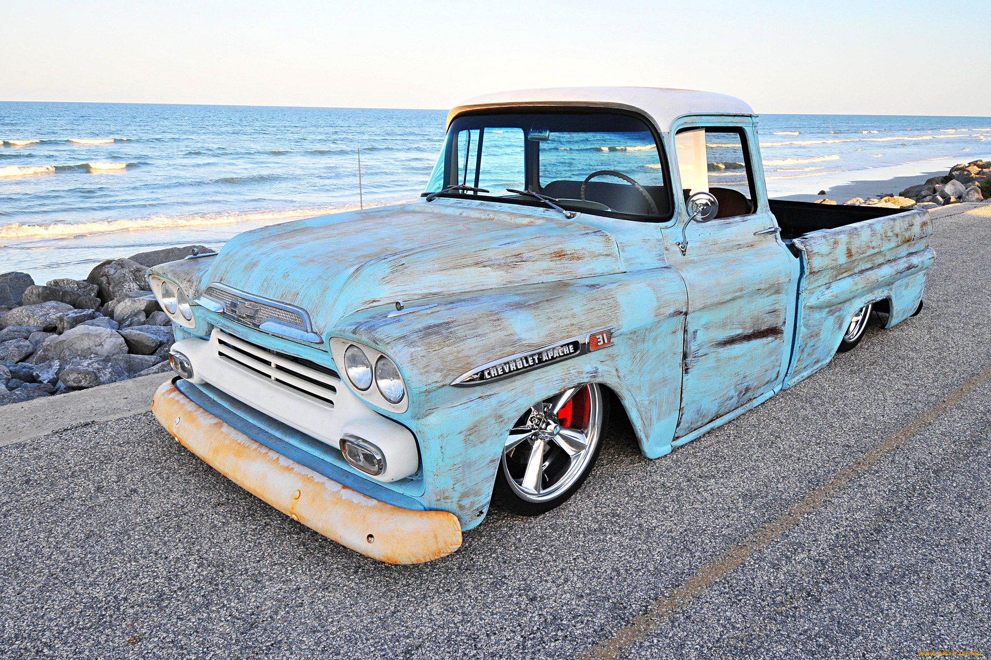 1959-chevrolet-3100, автомобили, custom, pick-up, chevrolet