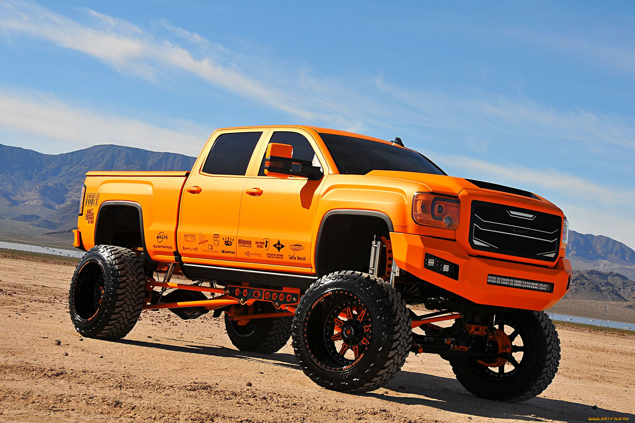 2016-gmc-denali-2500, автомобили, custom, pick-up, gmc