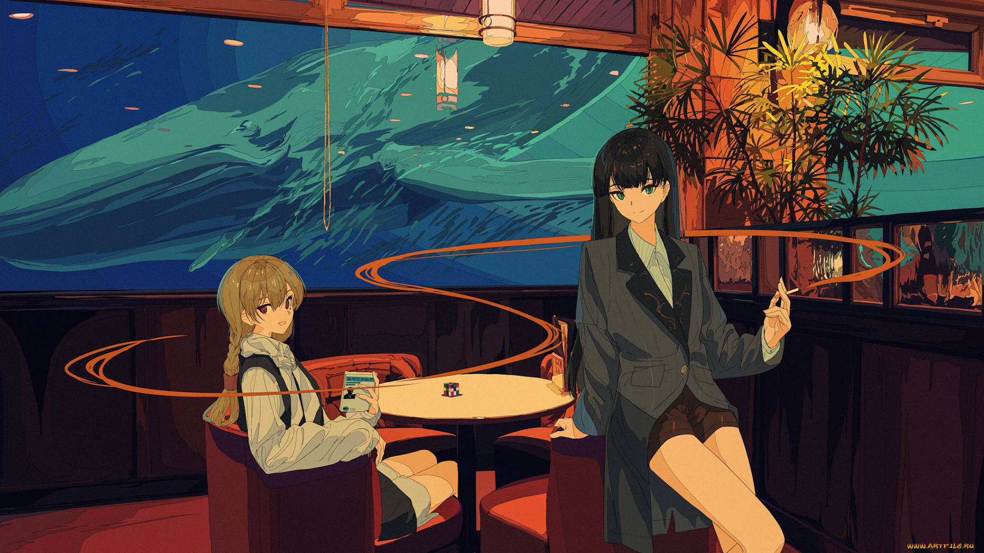 аниме, bang, dream, девушки