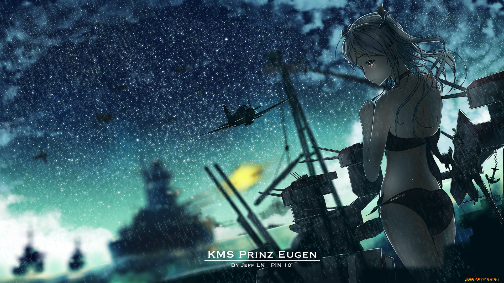 аниме, kantai, collection, девушка