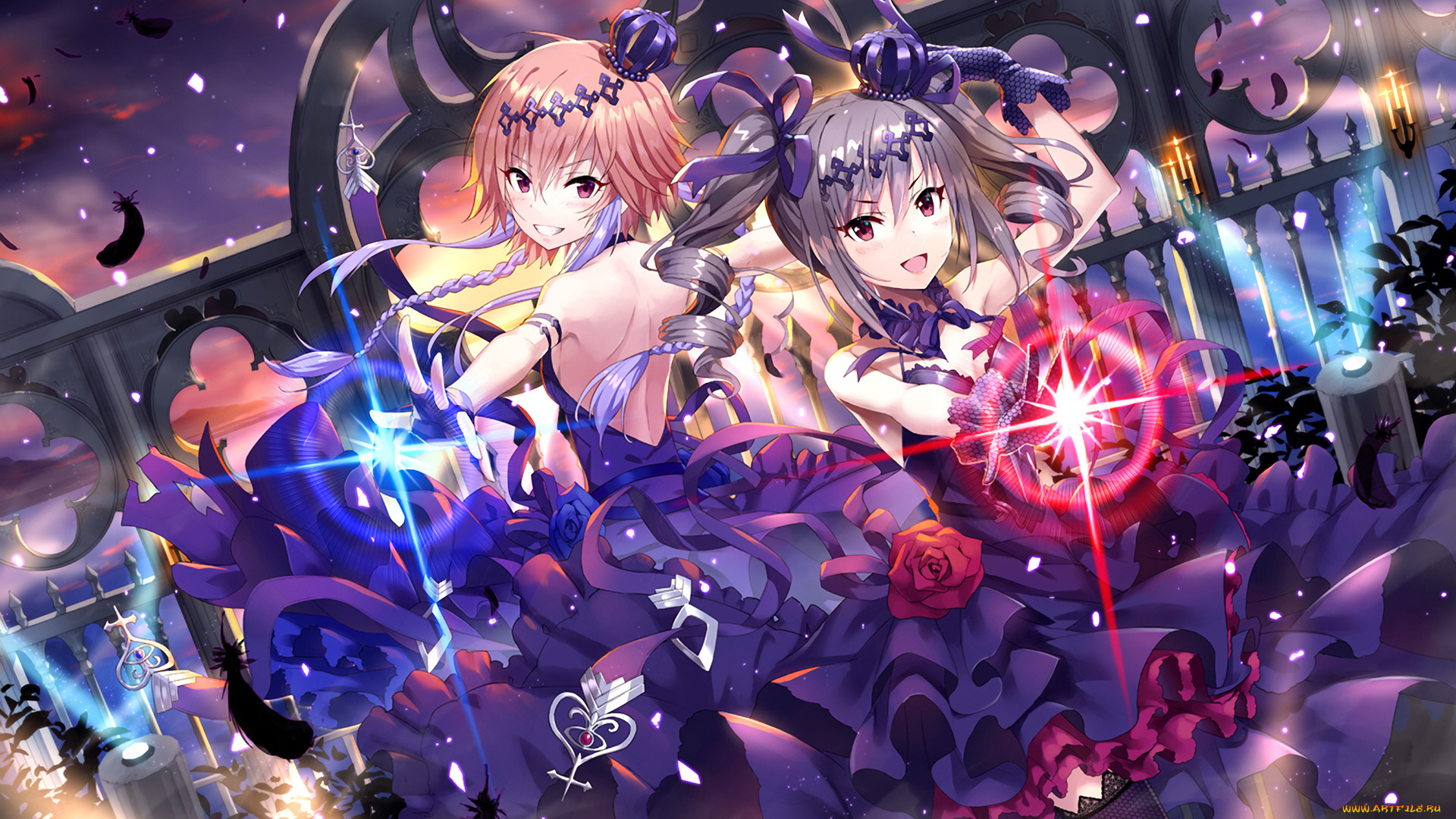 аниме, магия, , колдовство, , halloween, девушки