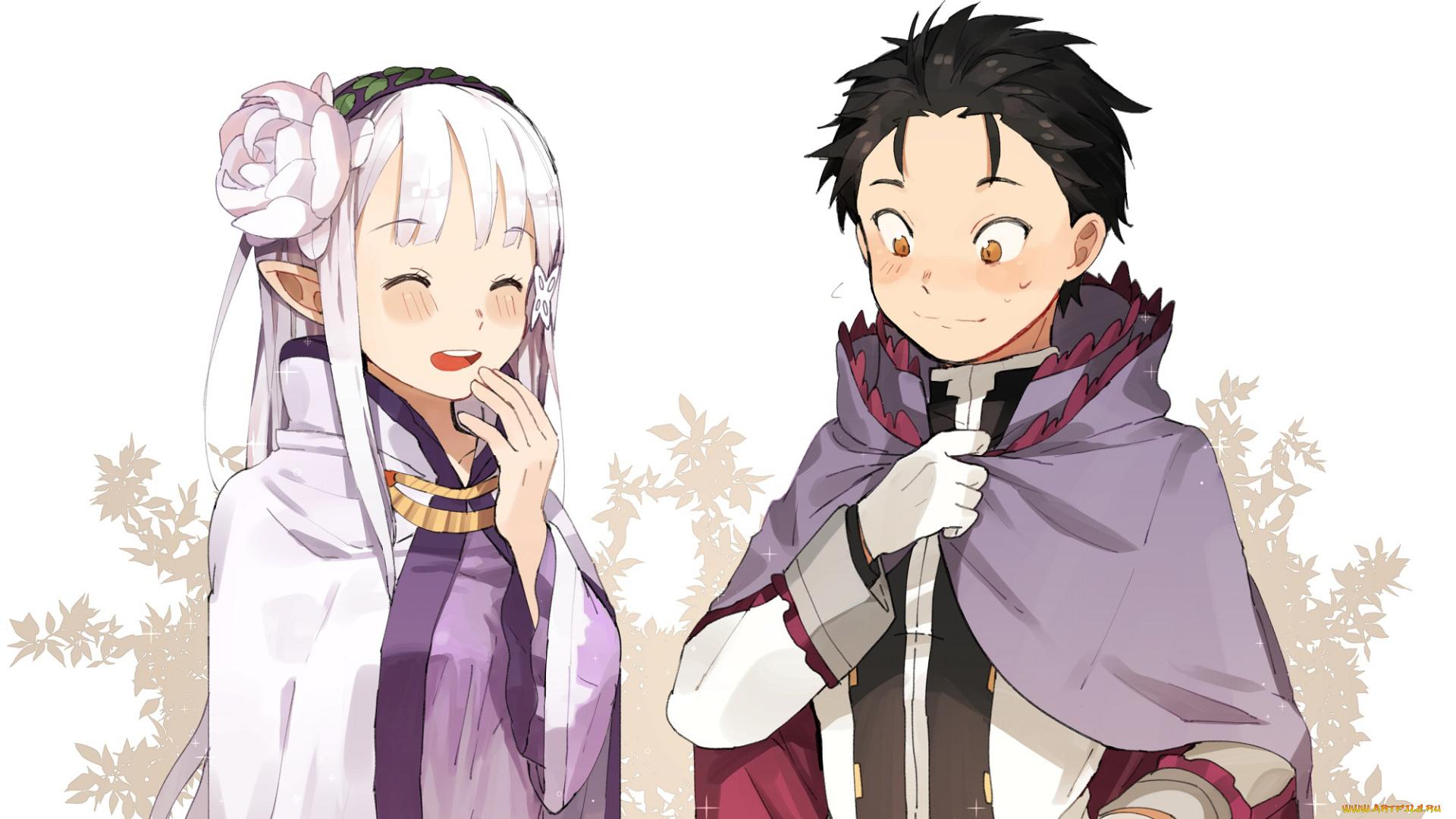 аниме, re, , zero, kara, hajimeru, isekai, seikatsu, субару, эмилия