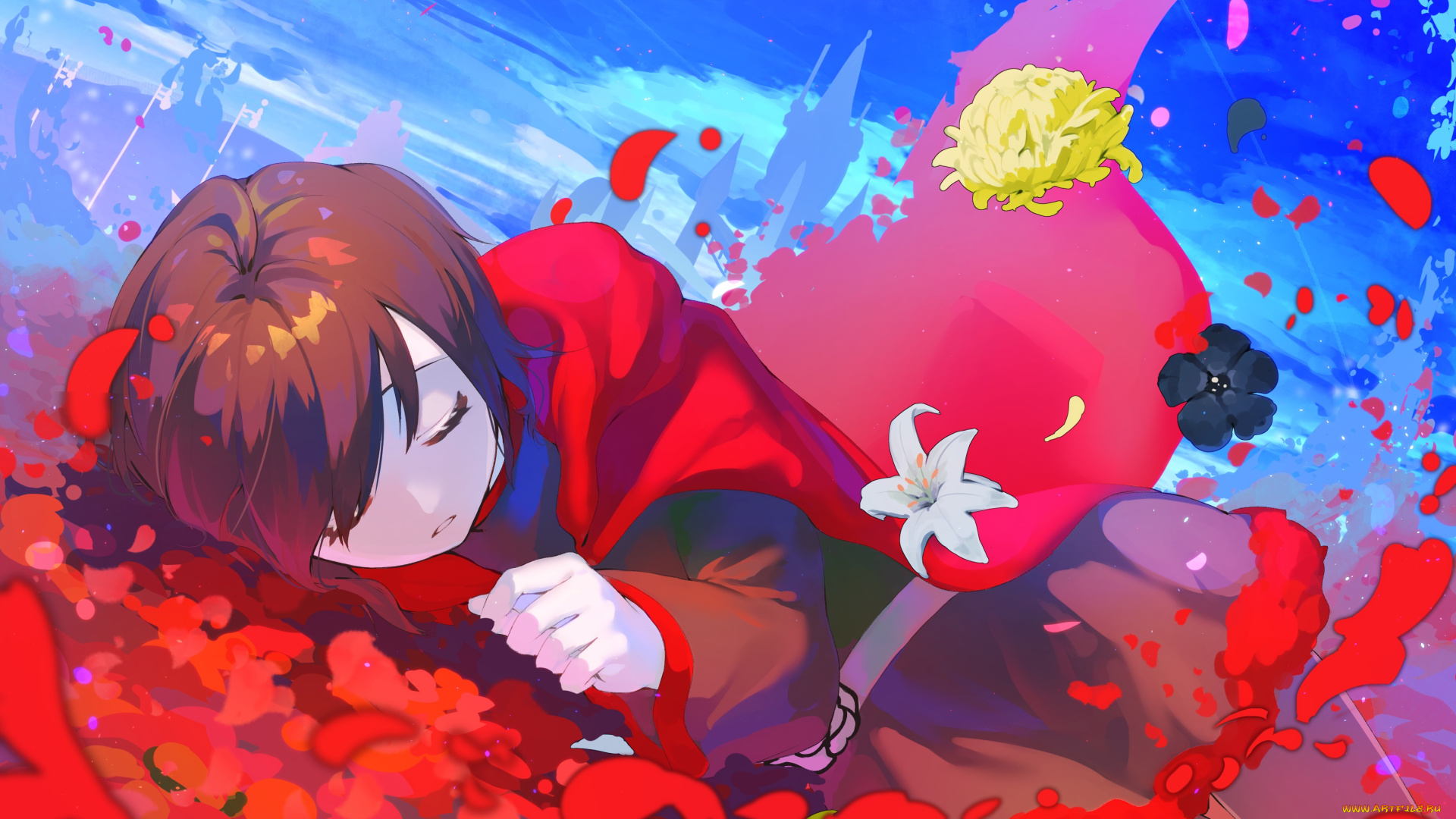 аниме, rwby, девушка