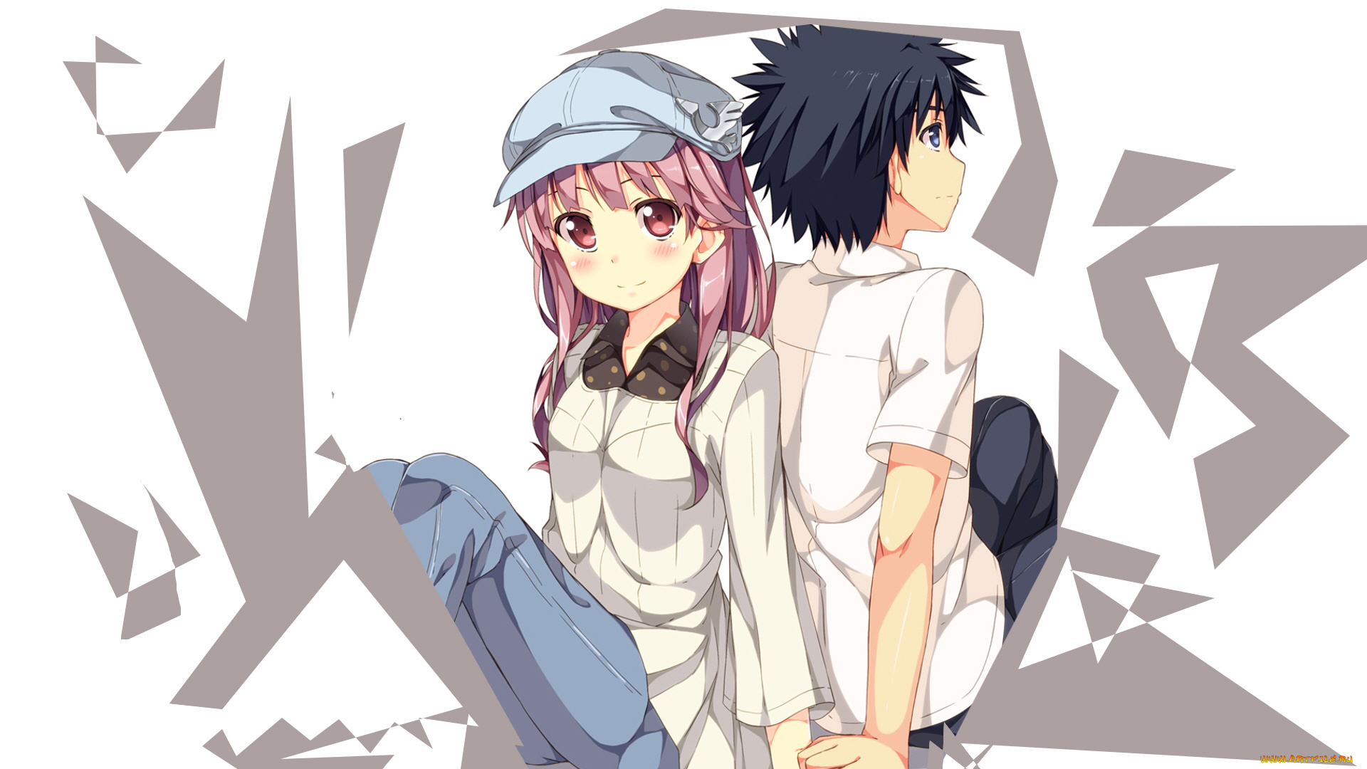 аниме, toaru, majutsu, no, index, двое