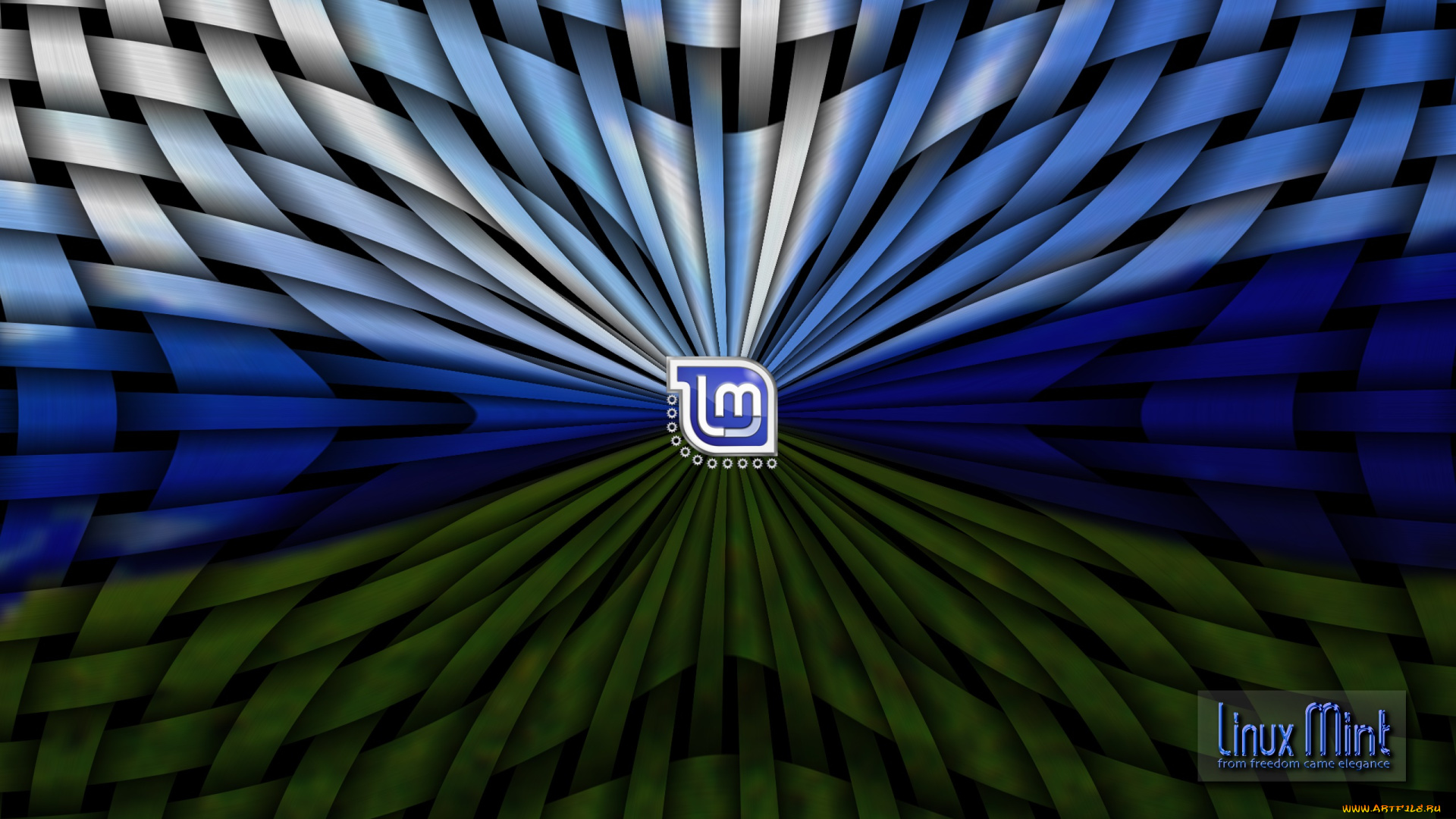 компьютеры, linux, фон, логотип