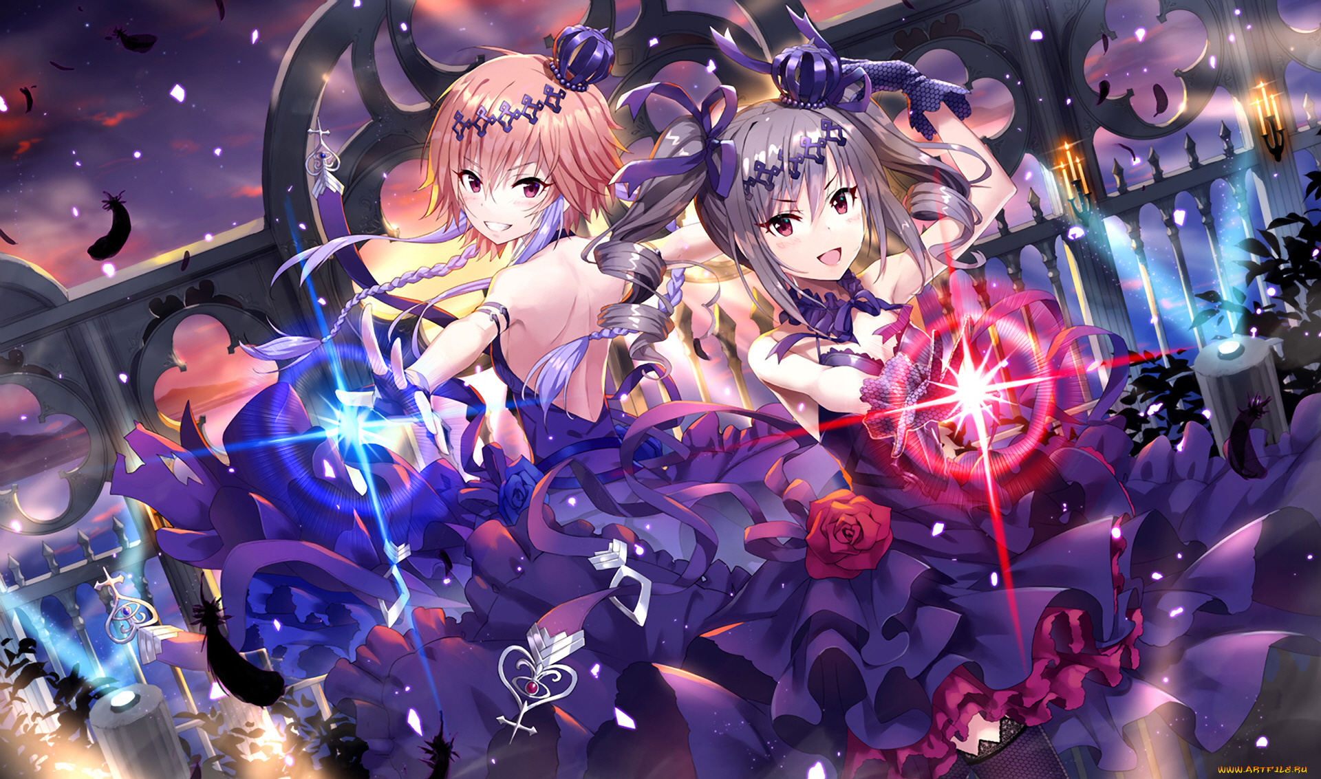 аниме, магия, , колдовство, , halloween, девушки