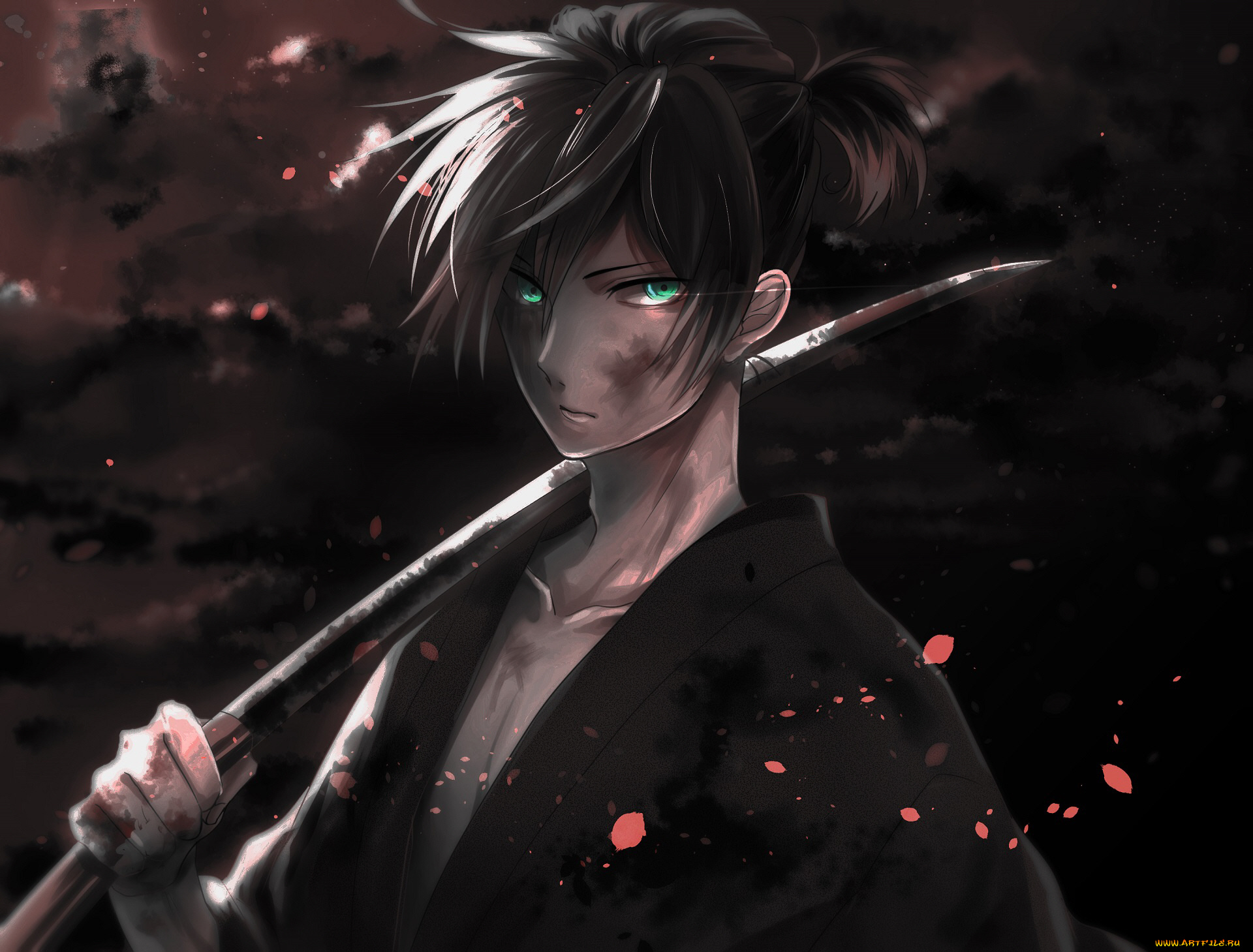 аниме, noragami, парень