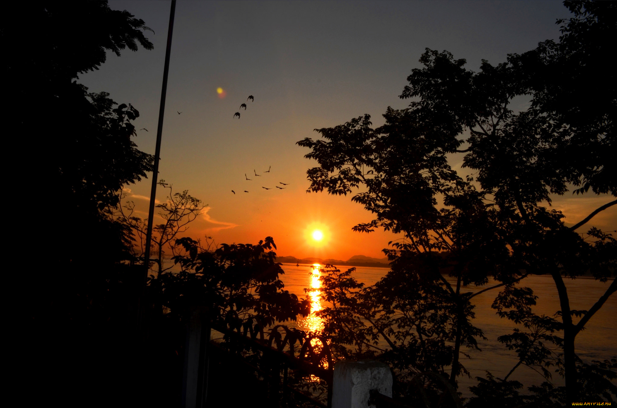 природа, восходы, закаты, простор