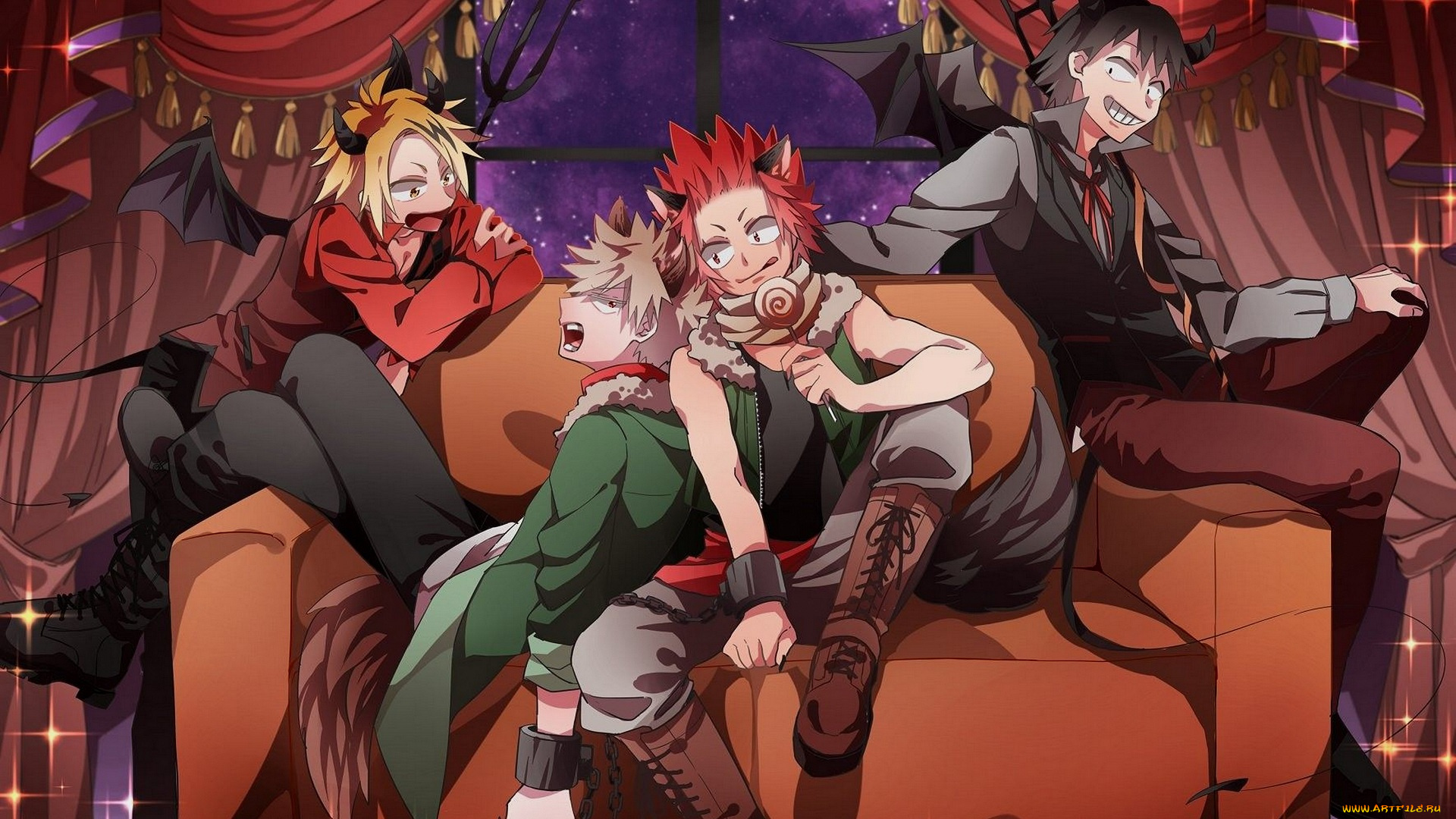 аниме, boku, no, hero, academia, моя, геройская, академия