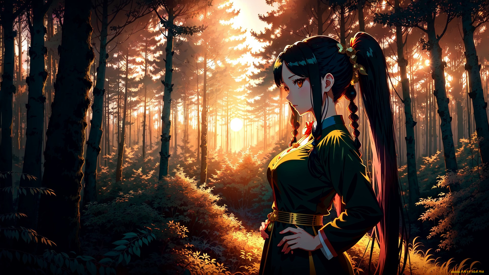 аниме, пейзажи, , природа, нейросети, графика, нейроарт, ai, art, нейронные, сети, рисунки, нейро, искусство