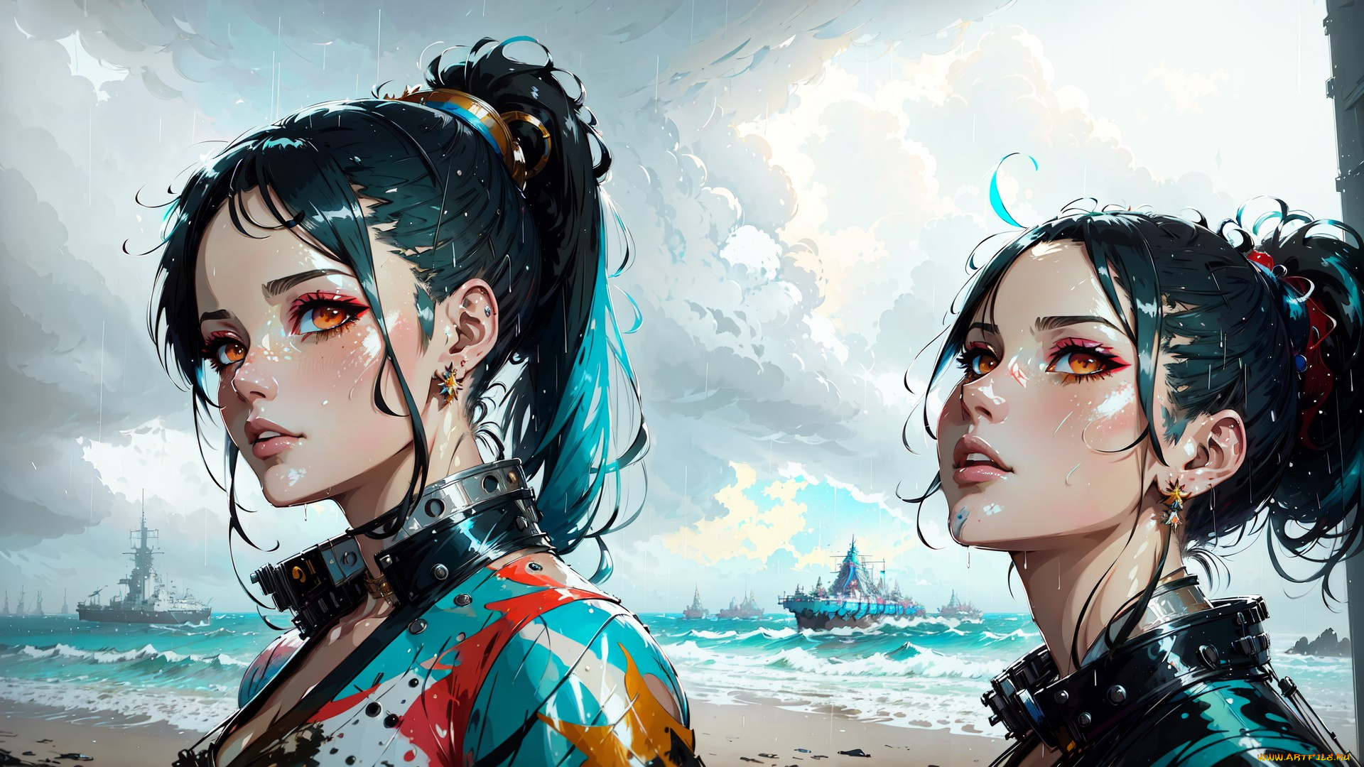 аниме, unknown, , другое, , нейросети, графика, нейроарт, ai, art, нейронные, сети, рисунки, нейро, искусство