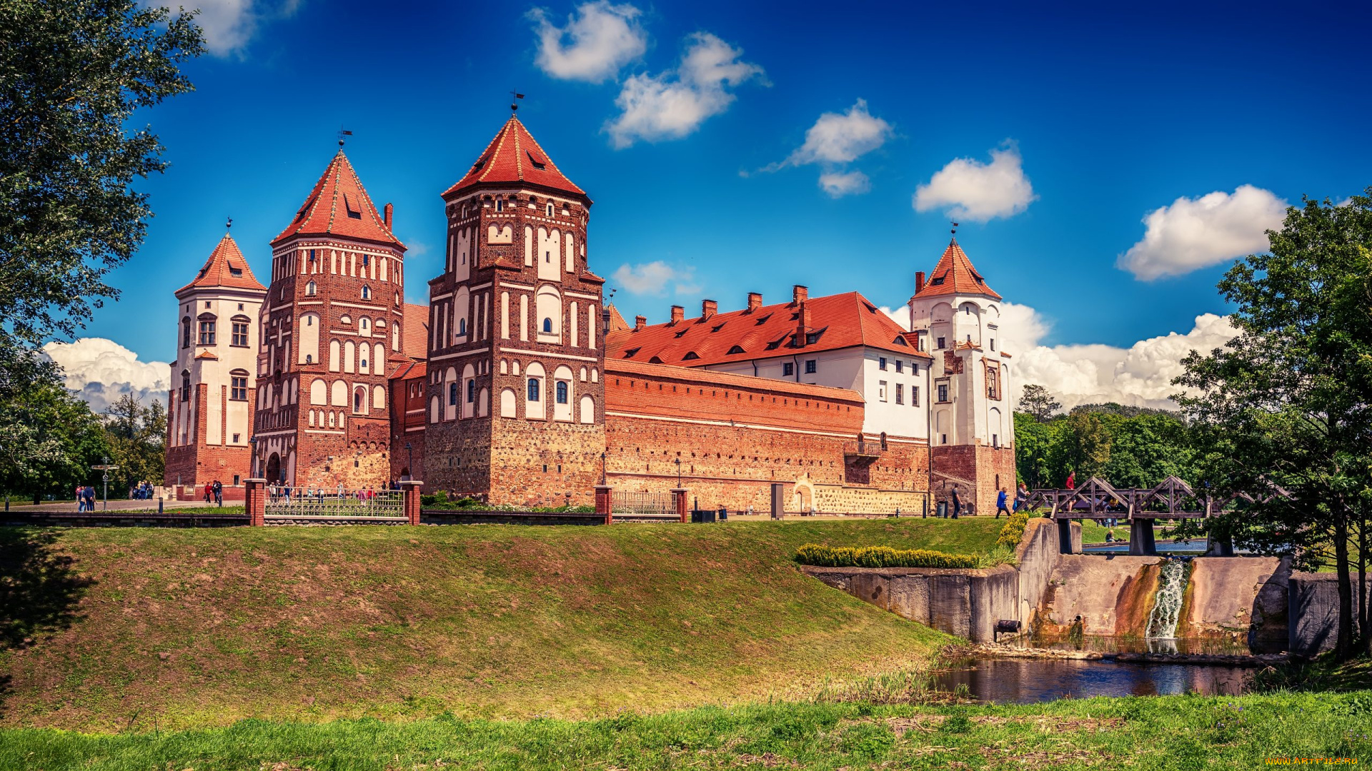 mir, castle, belarus, города, -, дворцы, , замки, , крепости, mir, castle