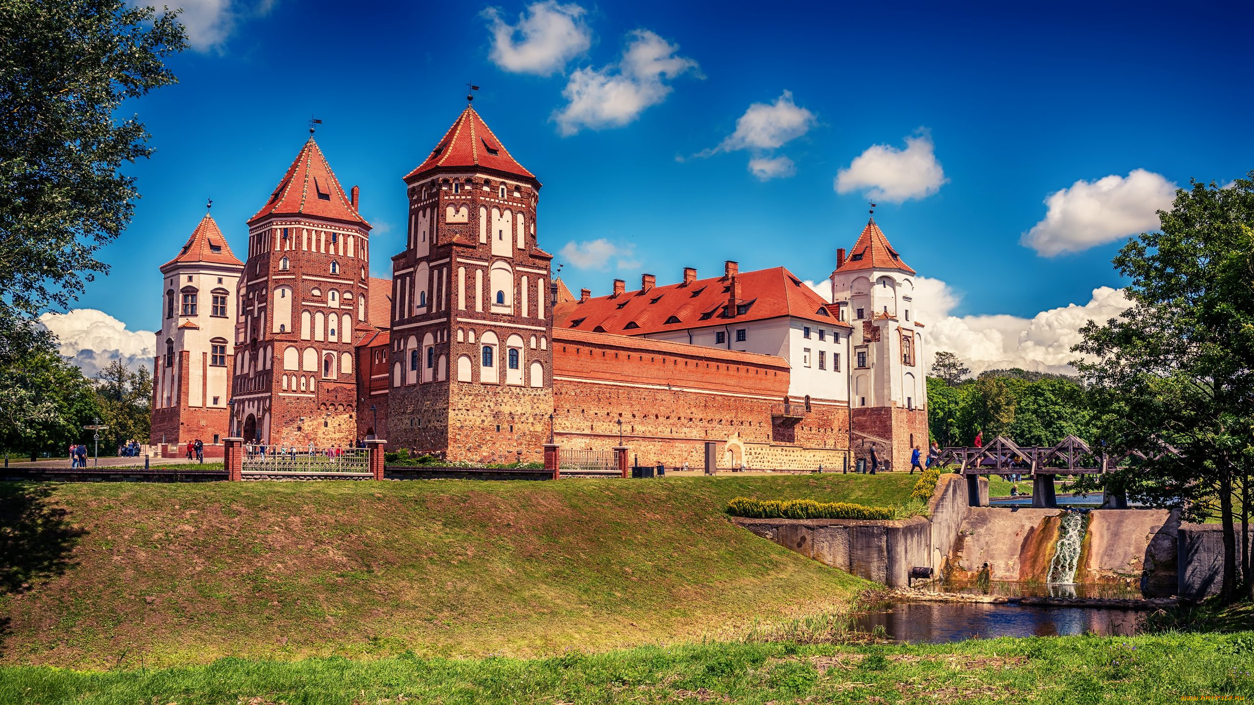 mir, castle, belarus, города, -, дворцы, , замки, , крепости, mir, castle