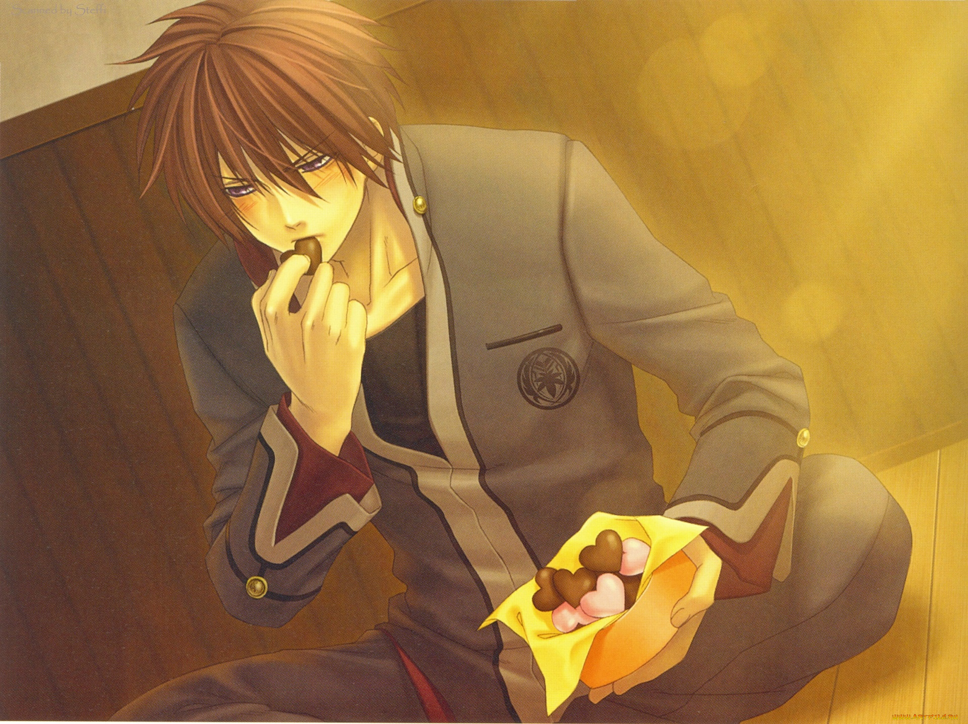 аниме, hiiro, no, kakera, парень