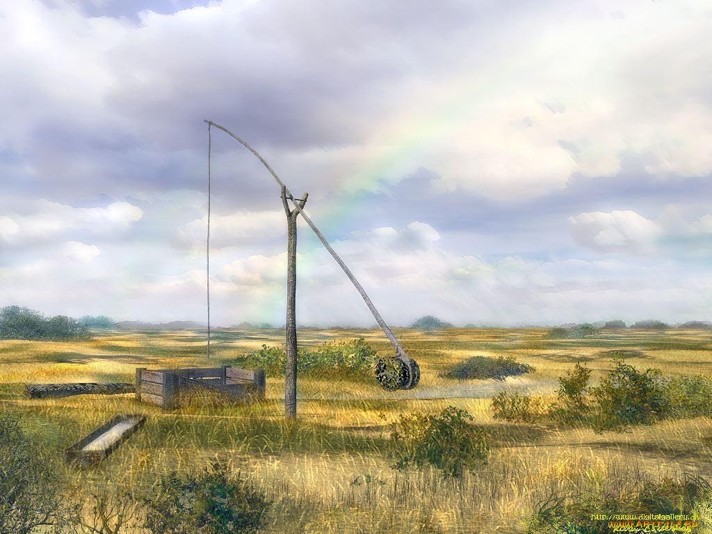 рисованные, природа