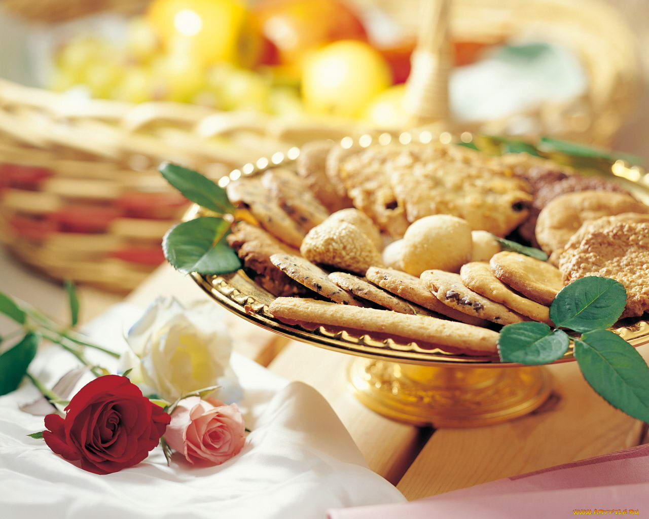 еда, пирожные, кексы, печенье