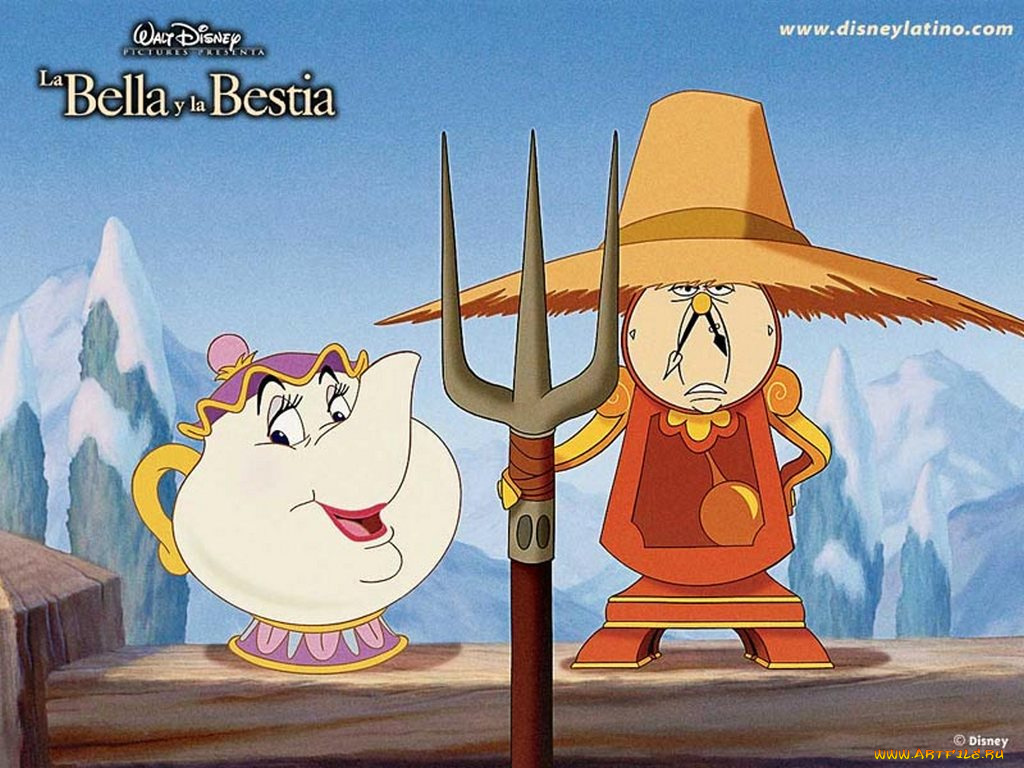 мультфильмы, beauty, and, the, beast