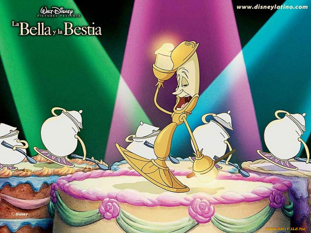 мультфильмы, beauty, and, the, beast