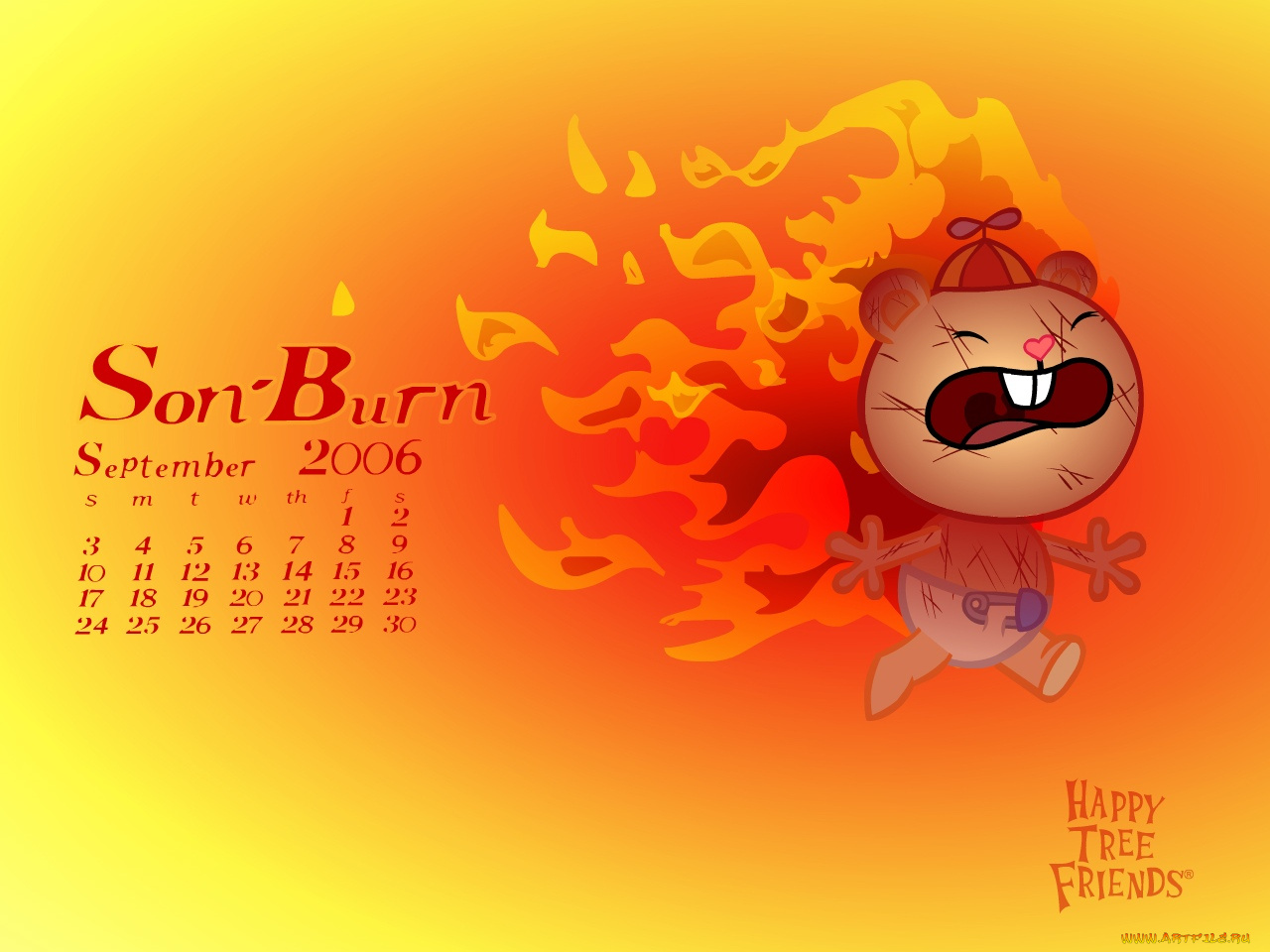 мультфильмы, happy, tree, friends