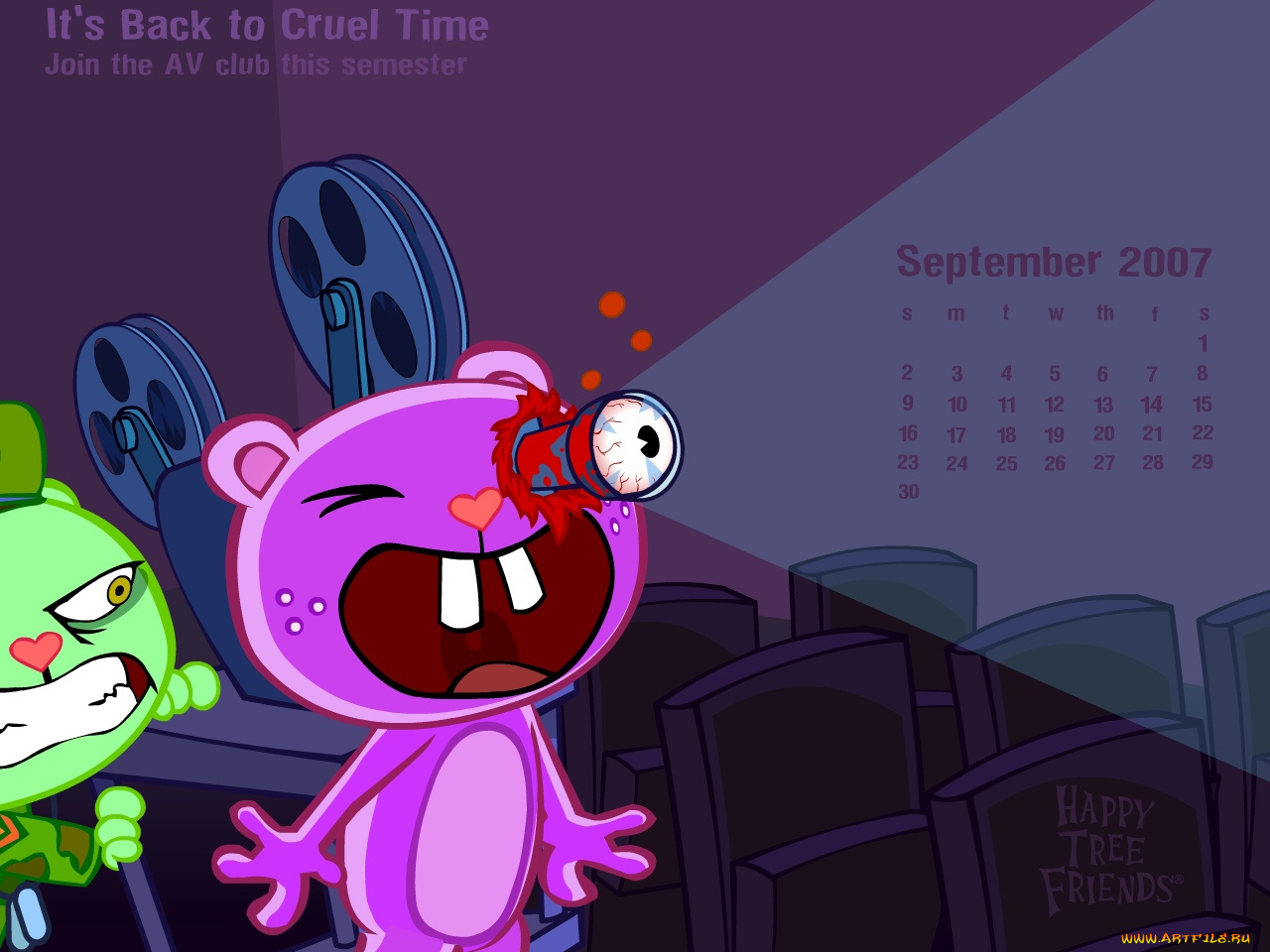 мультфильмы, happy, tree, friends