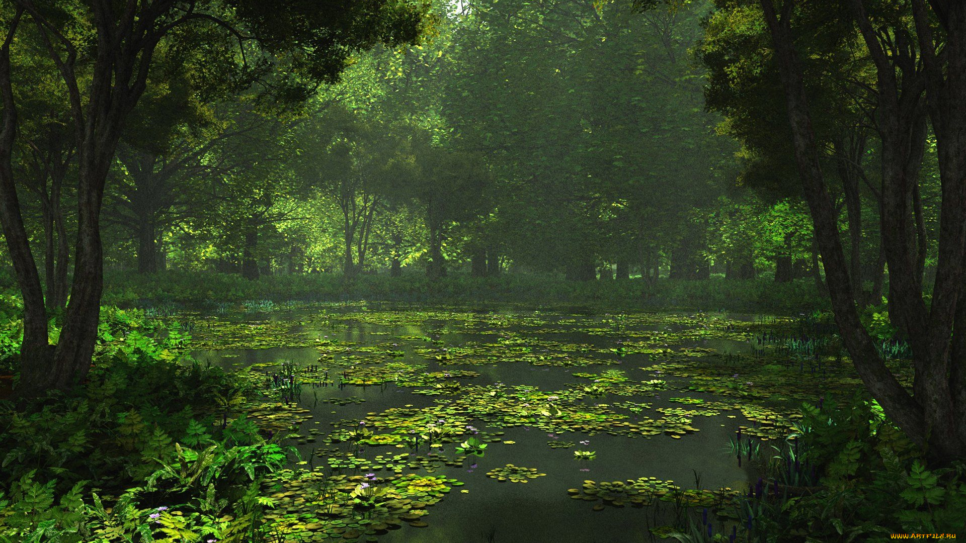 3д, графика, nature, landscape, природа