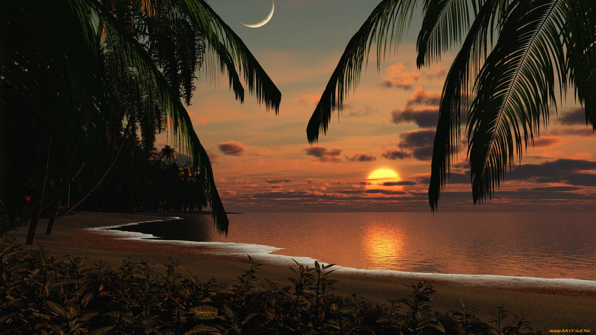 3д, графика, nature, landscape, природа