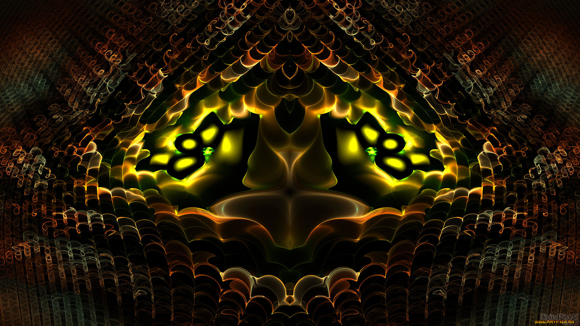 3д, графика, fractal, фракталы, абстракция