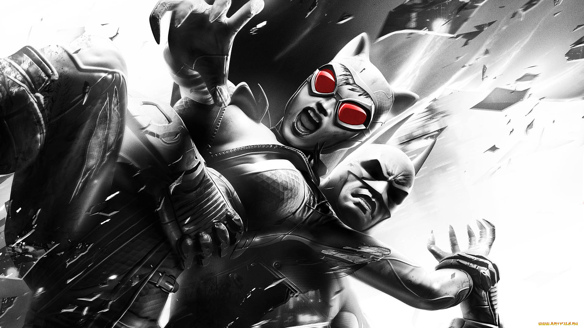 batman, arkham, city, видео, игры, catwoman
