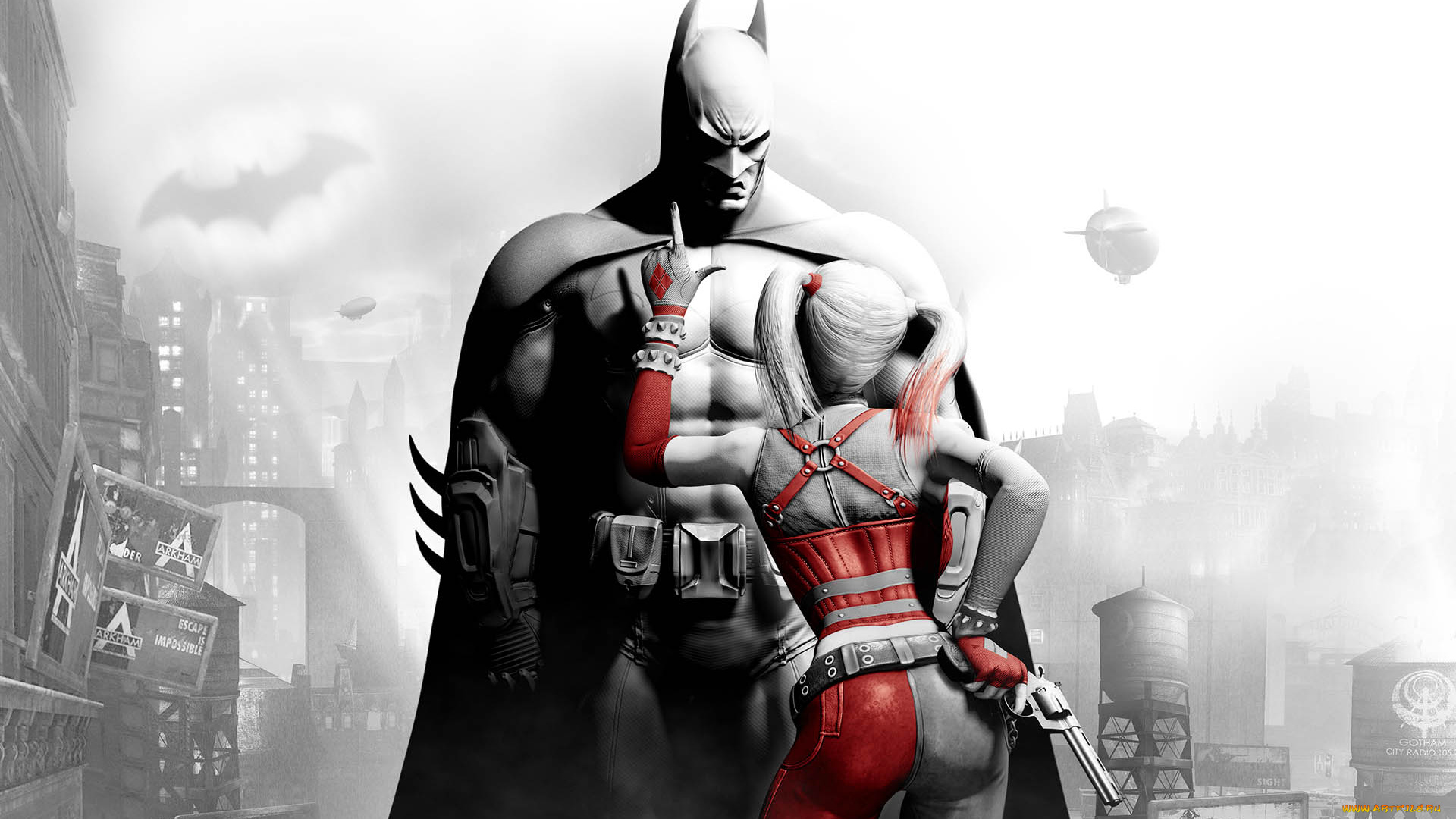 batman, arkham, city, видео, игры, harley, quinn