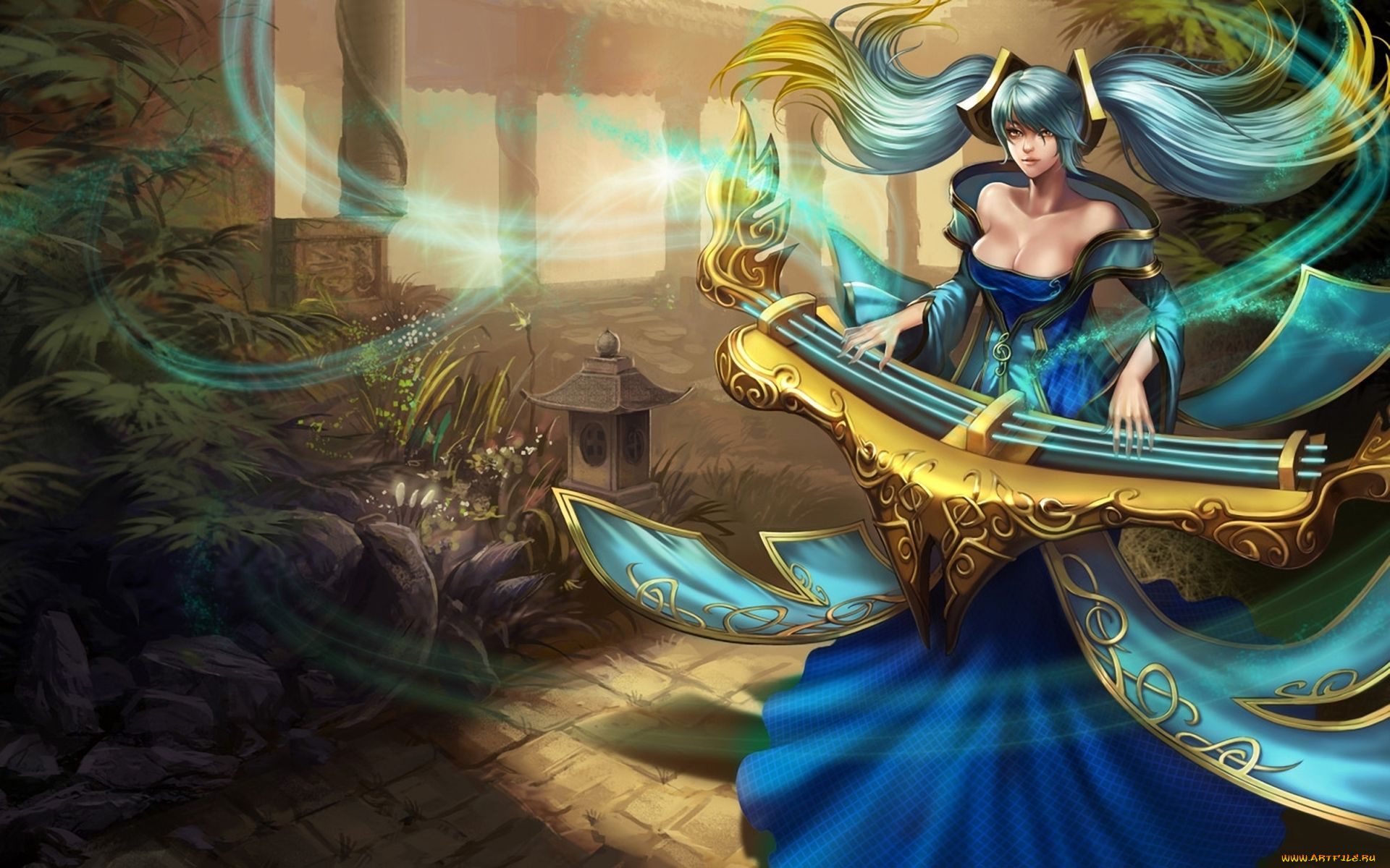 league, of, legends, видео, игры, девушка, sona