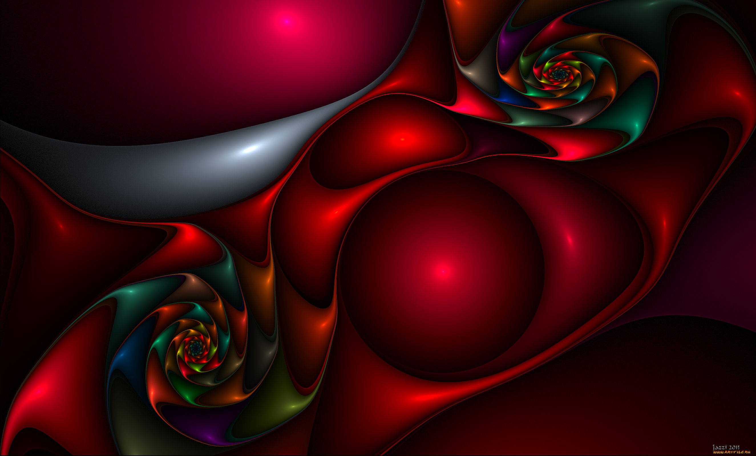 3д, графика, fractal, фракталы, фрактал, тёмный, узор