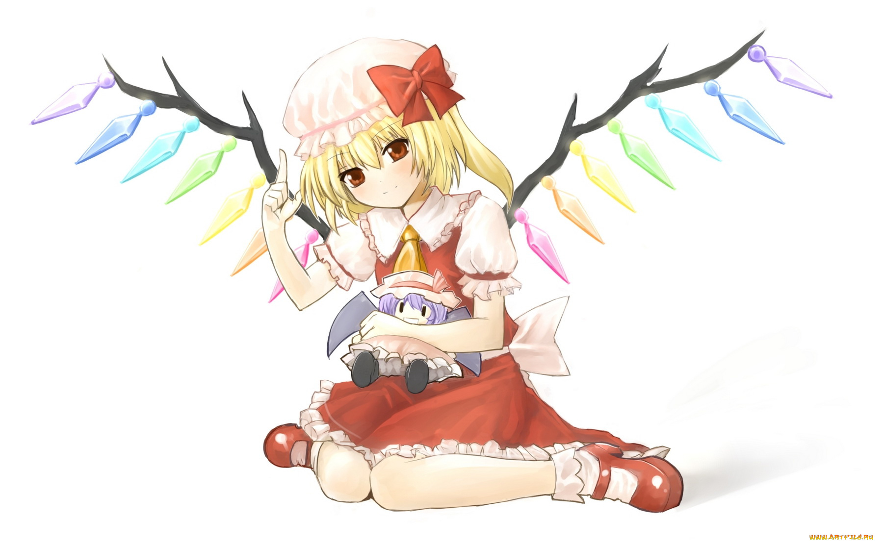 аниме, touhou, фландрия, скарлет