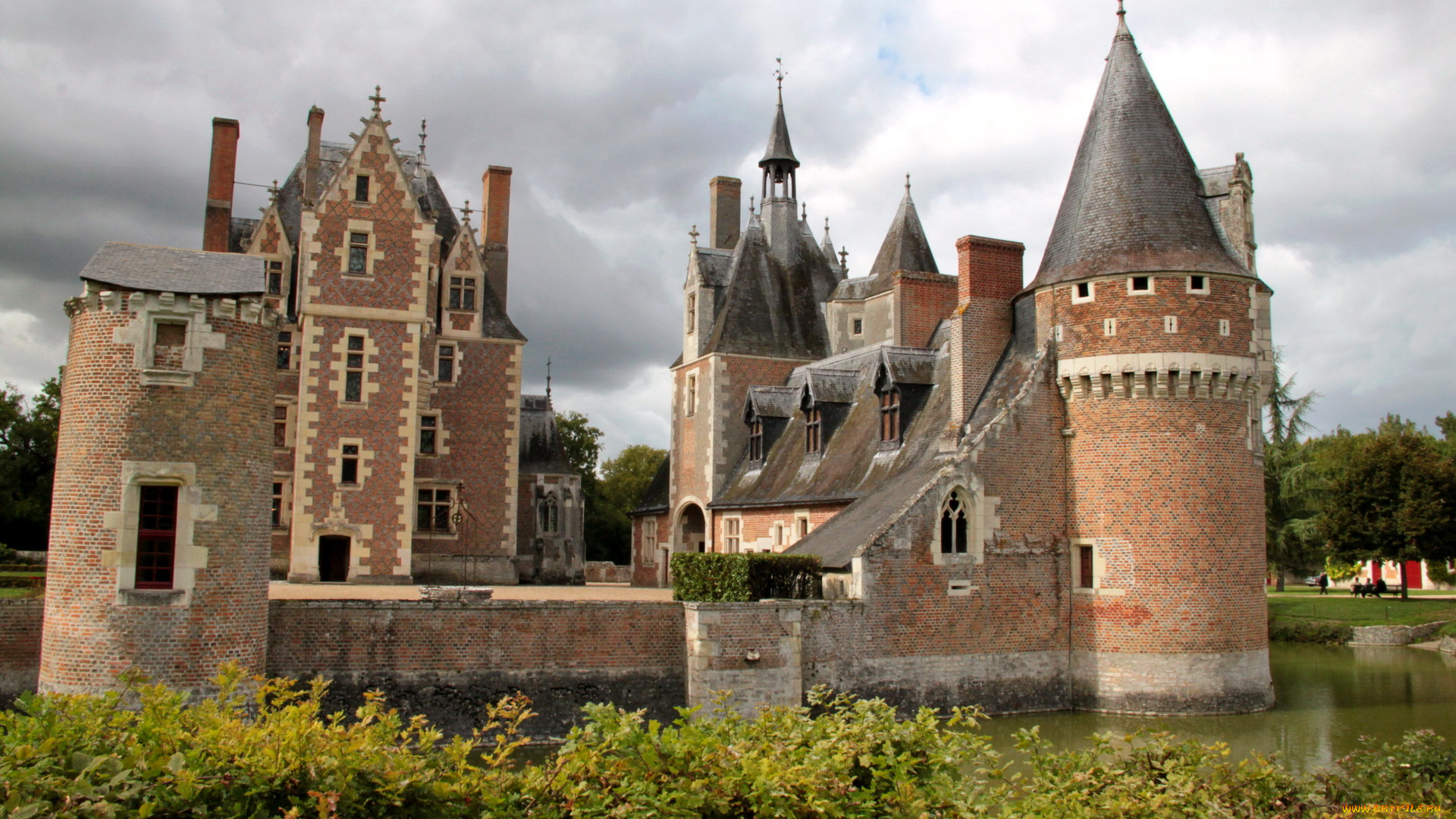 castle, moulin, франция, города, дворцы, замки, крепости, замок