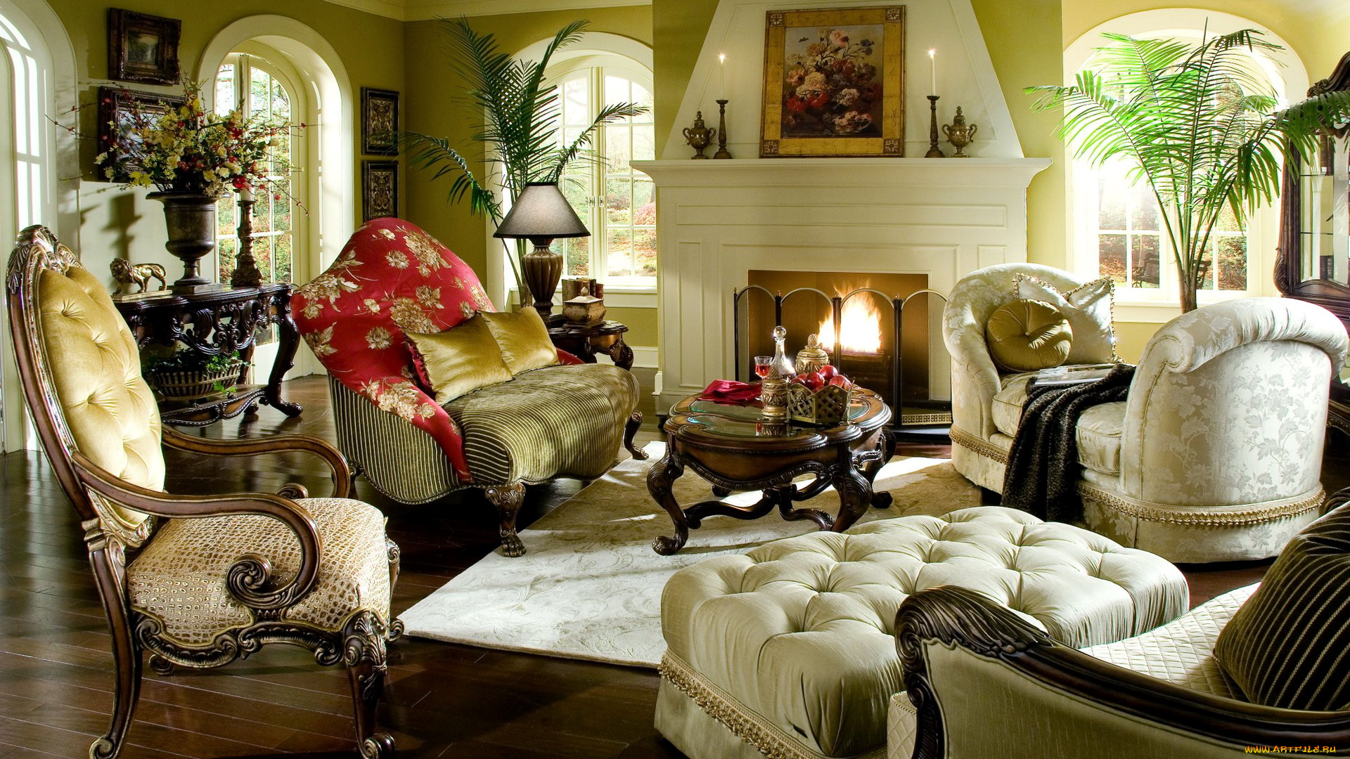 интерьер, гостиная