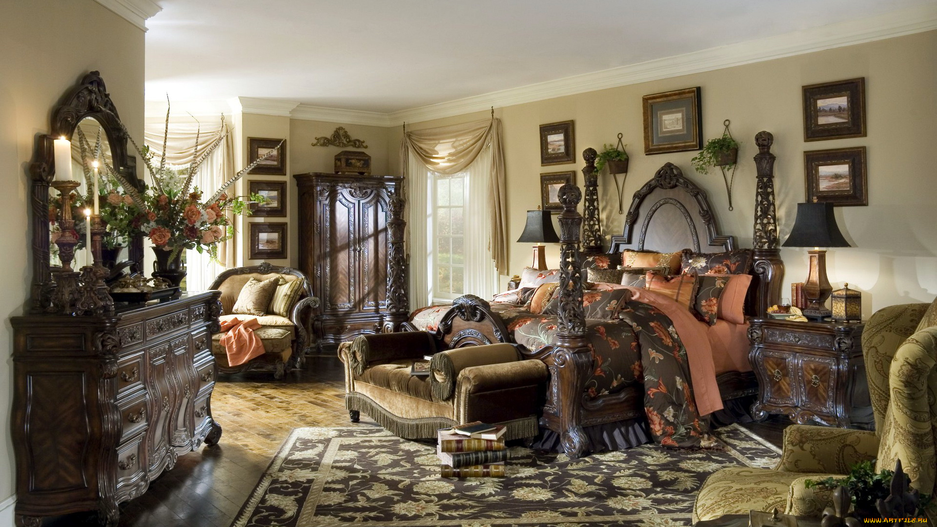 интерьер, спальня