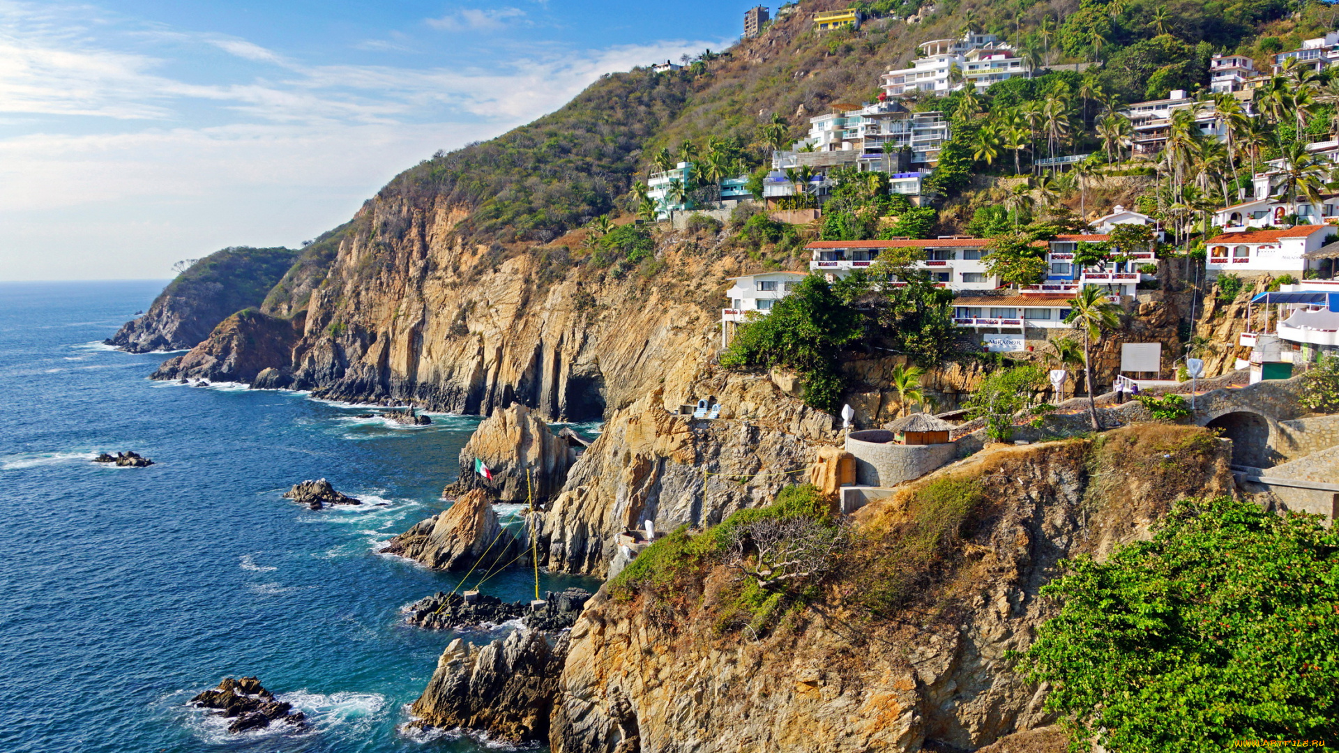 мексика, акапулько, города, пейзажи