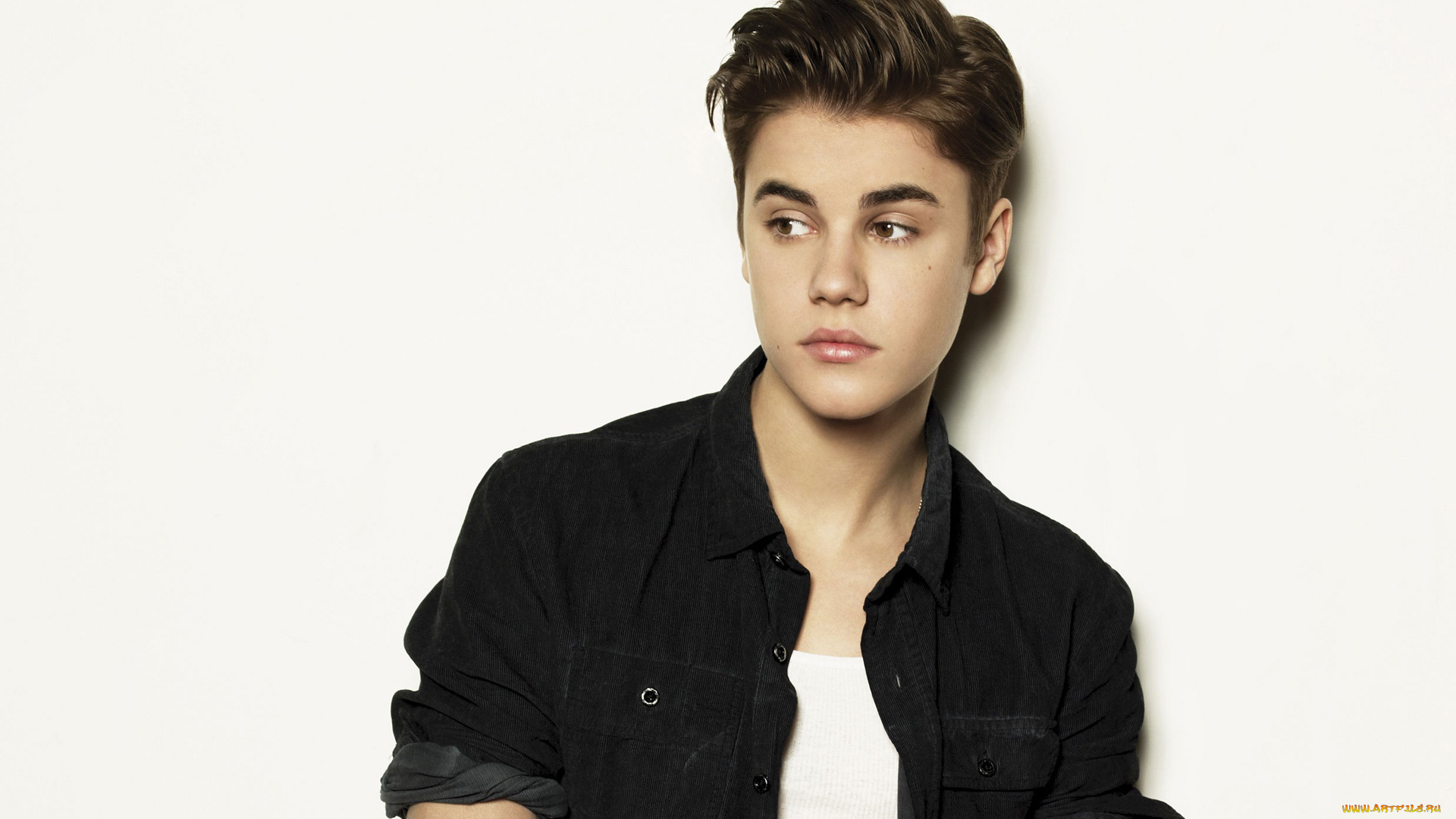 музыка, justin, bieber, взгляд