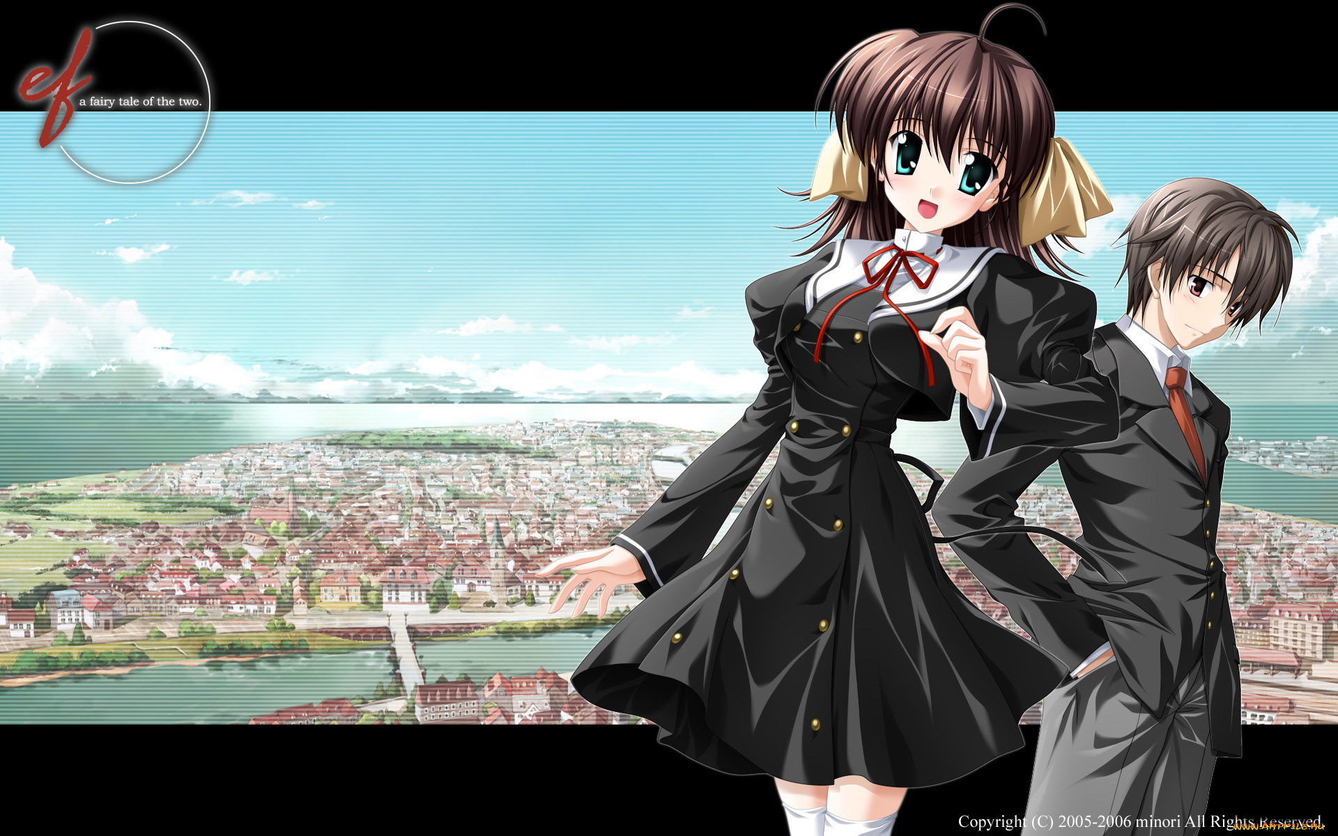 аниме, ef, tale, of, memories, long, wings