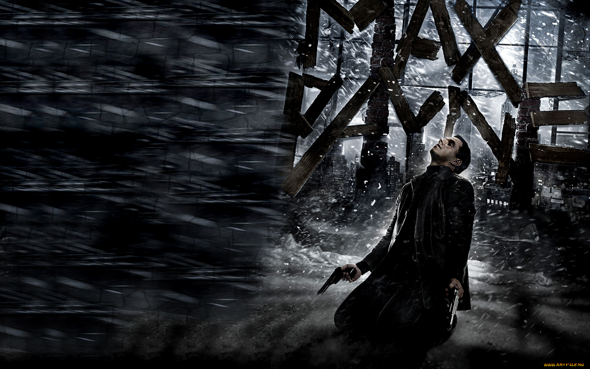 макс, пэйн, кино, фильмы, max, payne, снег, темнота