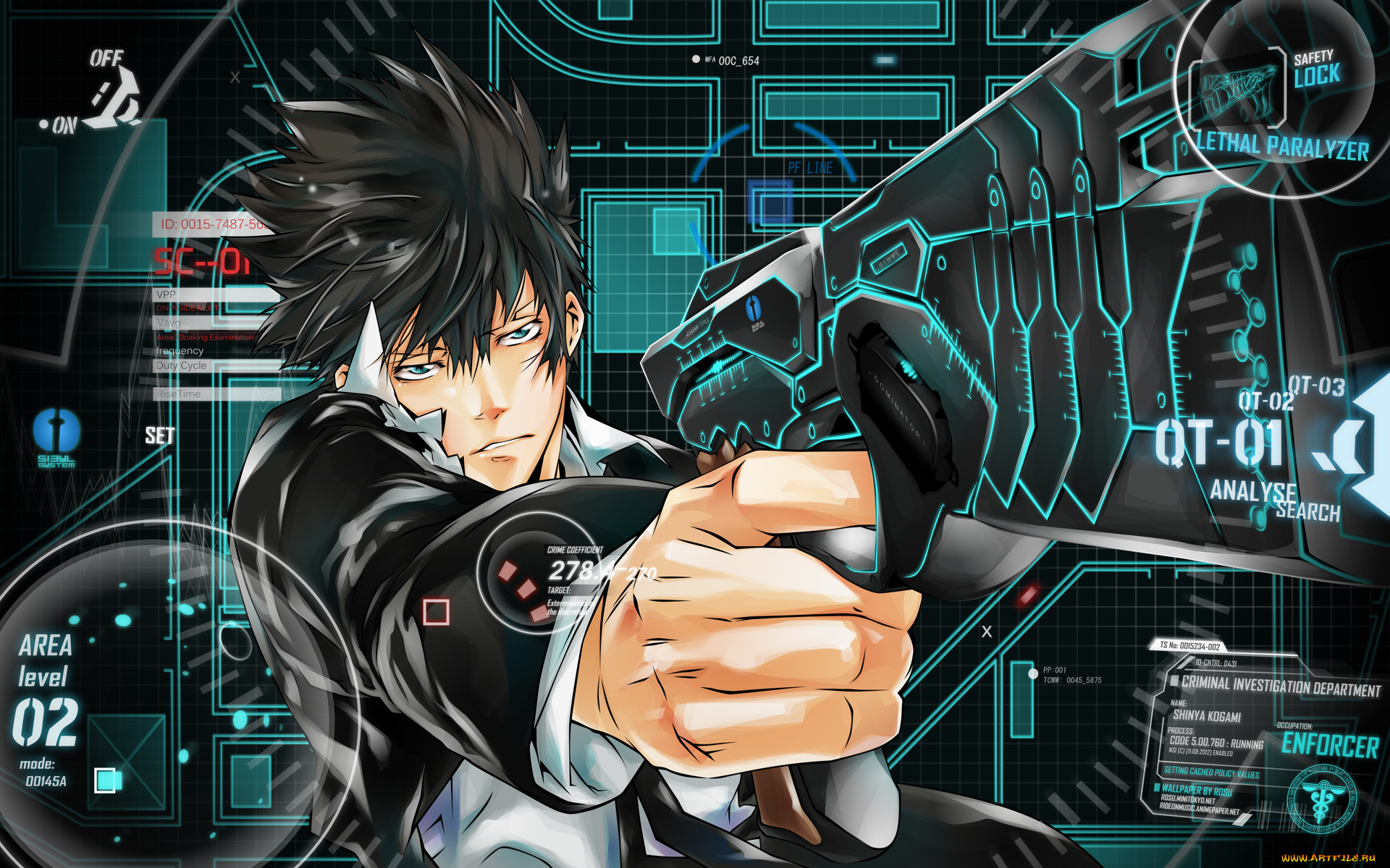 psycho, pass, аниме, shinya, kougami