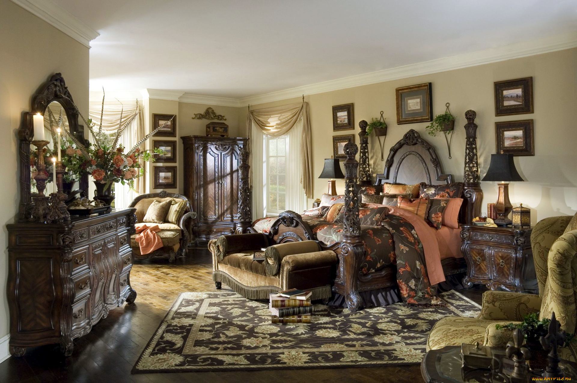 интерьер, спальня