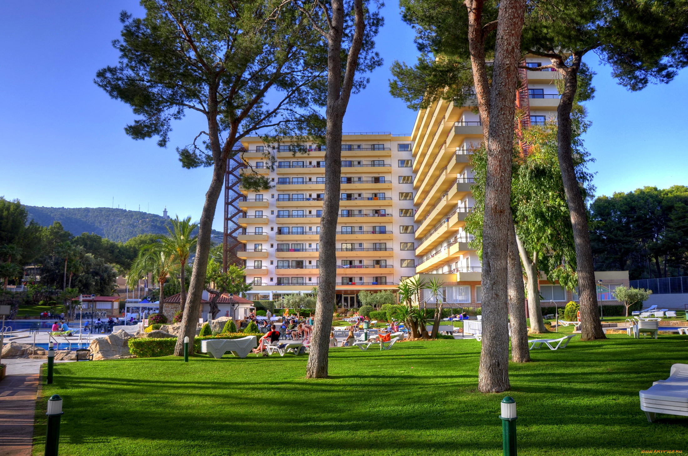 испания, балеарские, ва, пальма, города, улицы, площади, набережные, площадь, дома