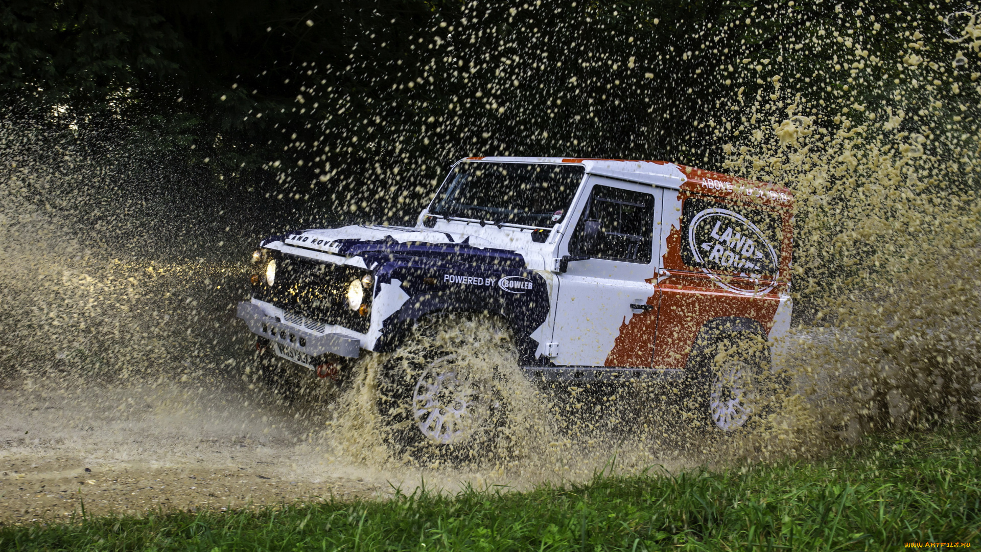 2013, land, rover, defender, challenge, автомобили