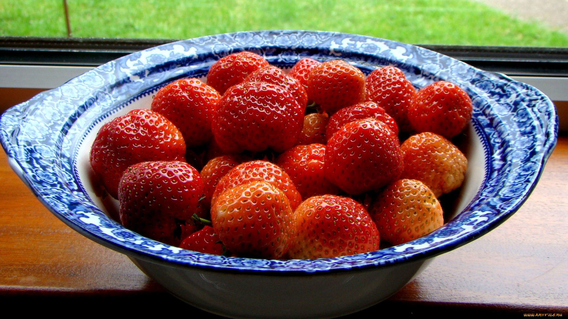 еда, клубника, земляника, блюдо