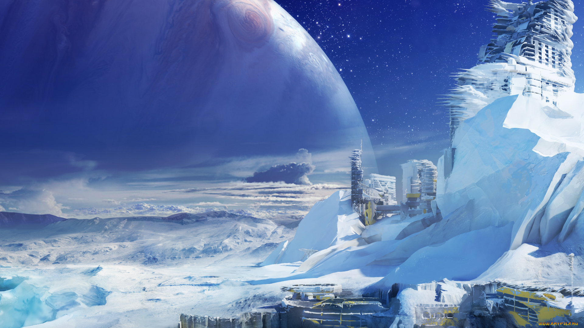 фантастика, видео, игры, destiny, снег