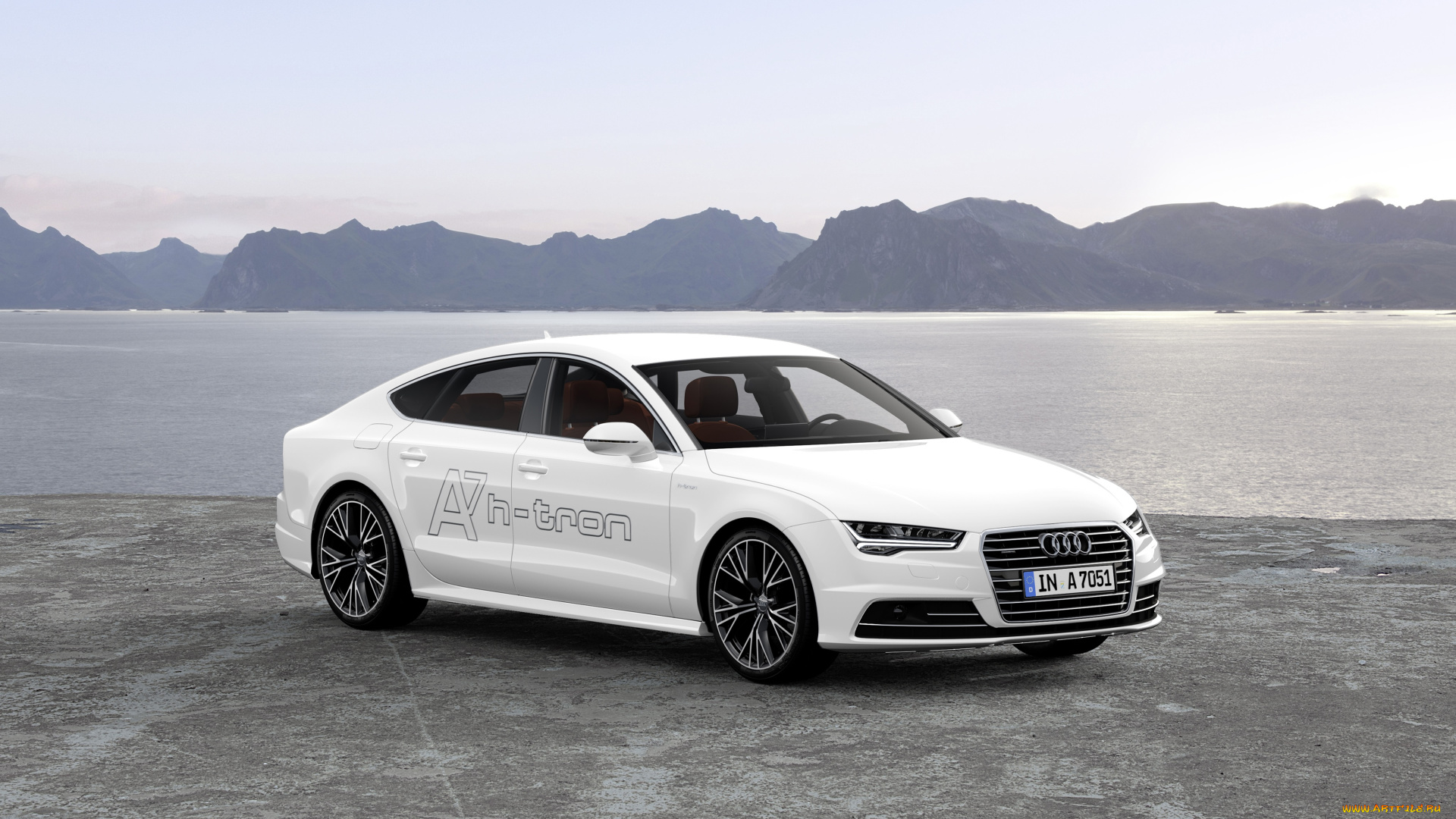 автомобили, audi, светлый, sportback, h-tron, quattro, concept, a7, 2014г