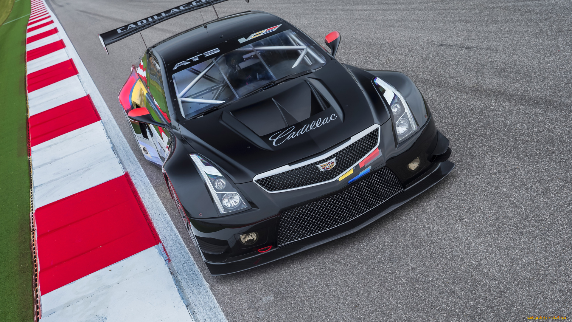 автомобили, cadillac, ats-v-r, 2014г, темный