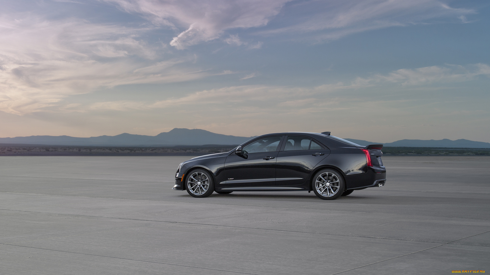 автомобили, cadillac, темный, ats-v, 2016г