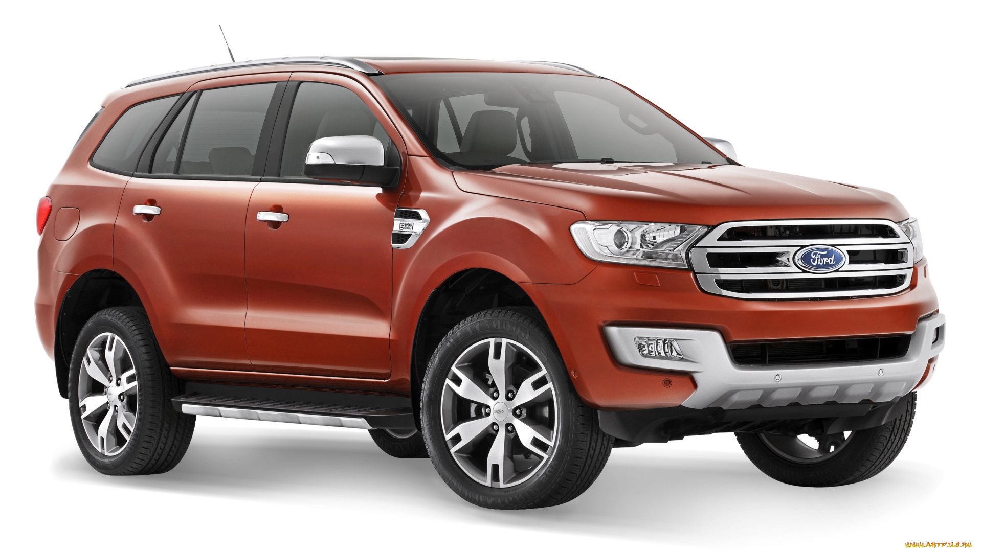автомобили, ford, everest, 2014г, красный